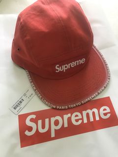 Supreme Worldwide Visor Tape Camp Cap | Grailed