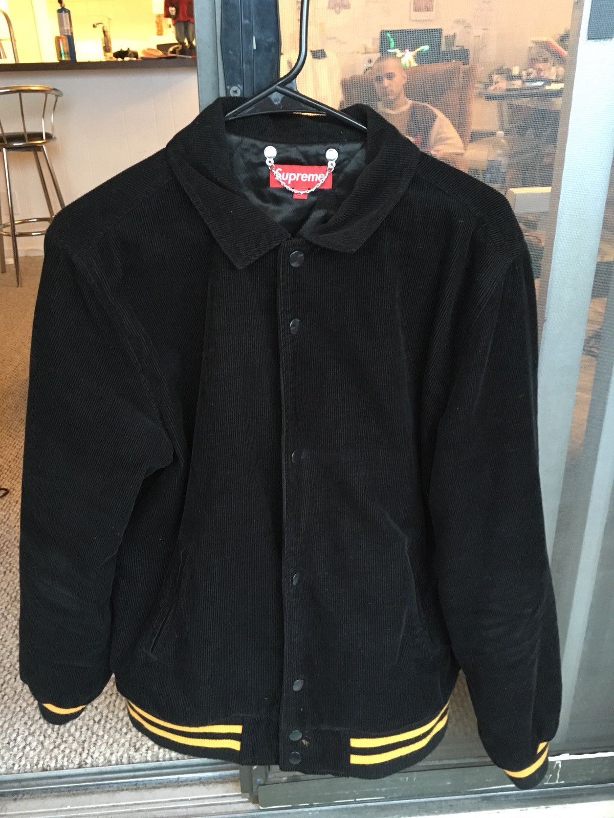 Supreme Corduroy Club Jacket Black | Grailed