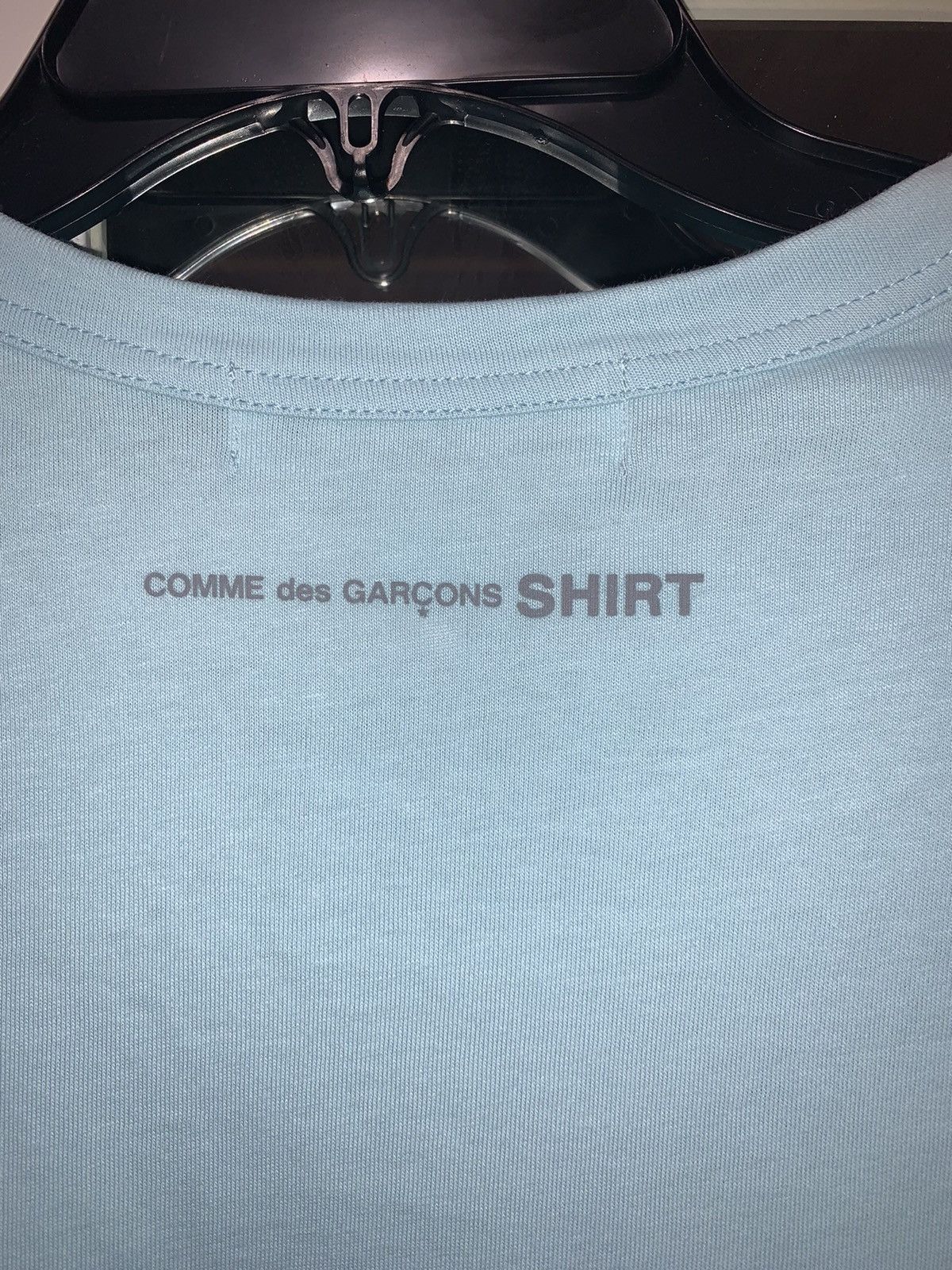 Comme des Garcons SHIRT Comme des Garçon shirt plain baby blue Medium Size US M / EU 48-50 / 2 - 4 Thumbnail