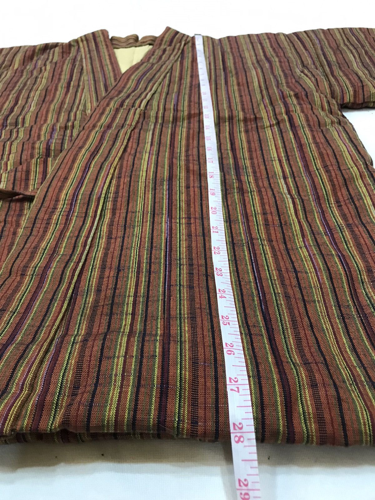 Japanese Brand VINTAGE JAPANESE SHORT KIMONO STRIPED PATTERN Size US M / EU 48-50 / 2 - 5 Thumbnail