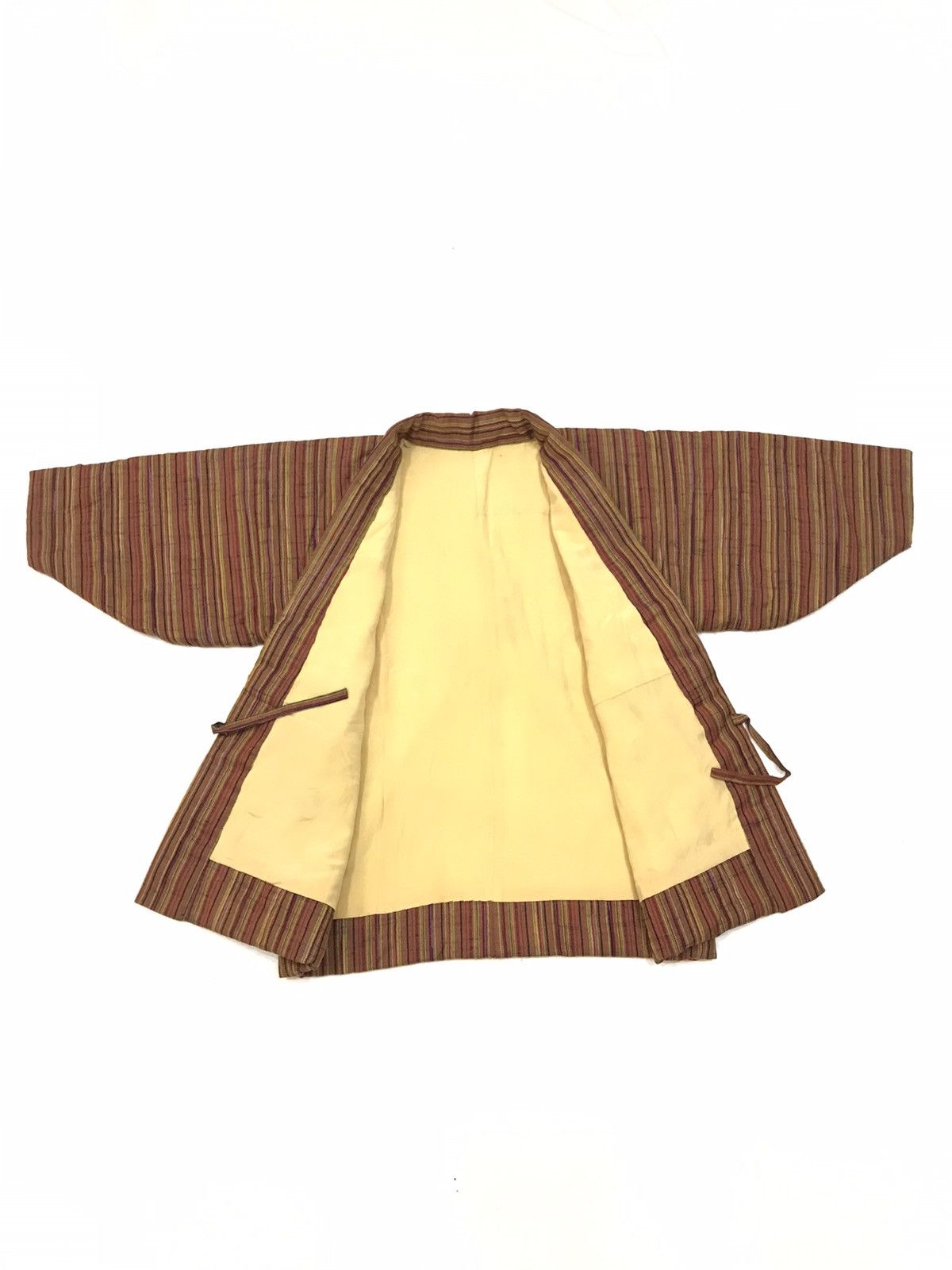 Japanese Brand VINTAGE JAPANESE SHORT KIMONO STRIPED PATTERN Size US M / EU 48-50 / 2 - 3 Thumbnail