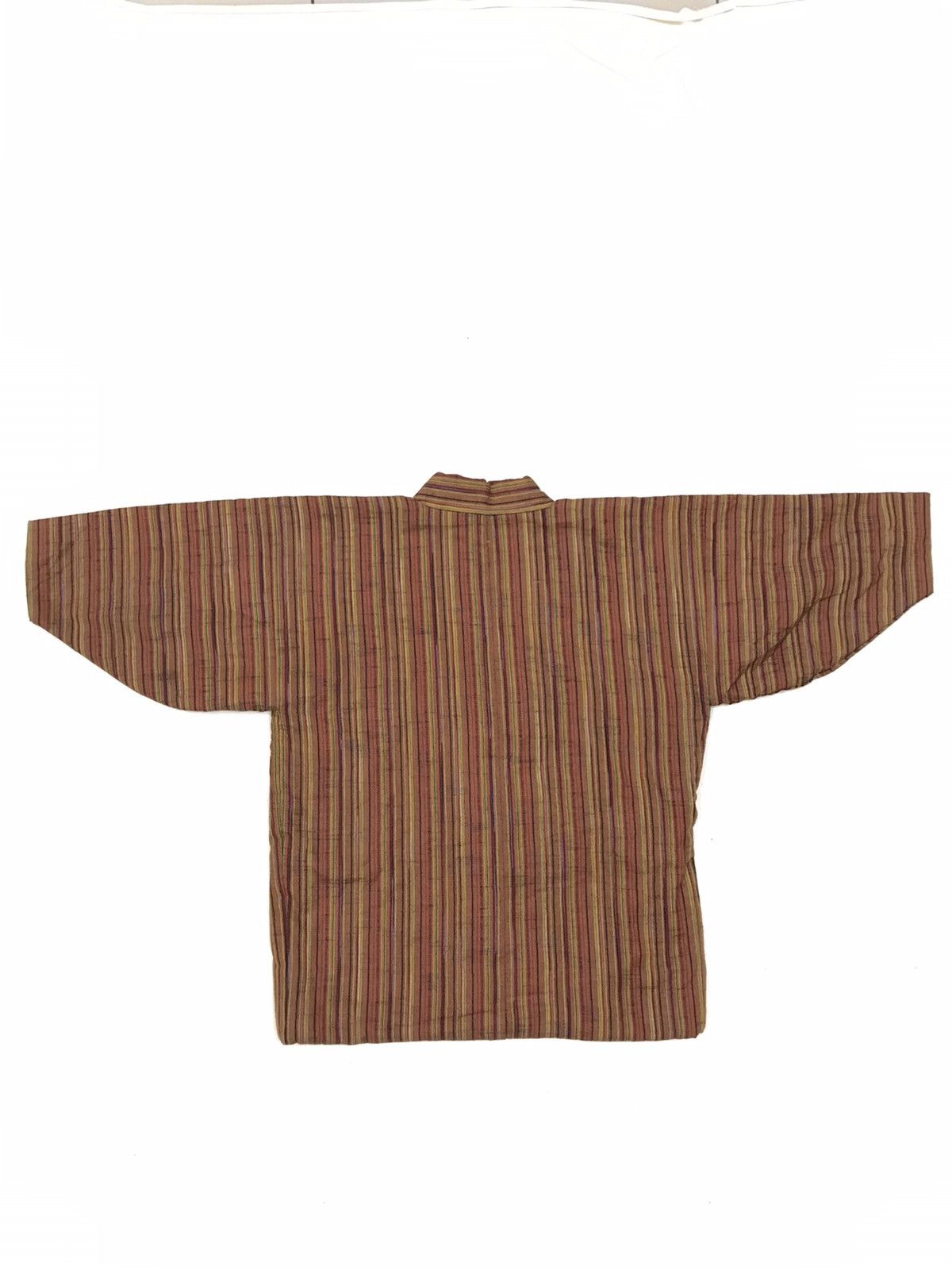 Japanese Brand VINTAGE JAPANESE SHORT KIMONO STRIPED PATTERN Size US M / EU 48-50 / 2 - 2 Thumbnail