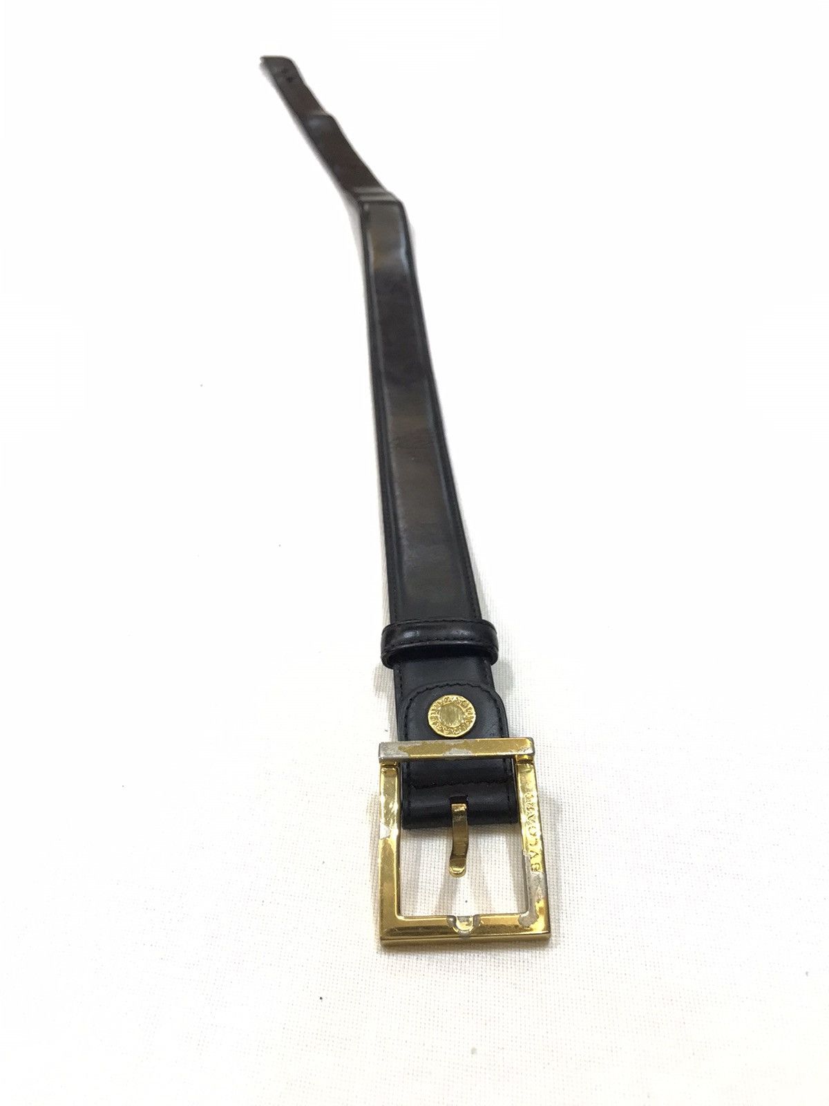 Bvlgari VINTAGE BVLGARI LEATHER BELT Size 38 - 5 Thumbnail