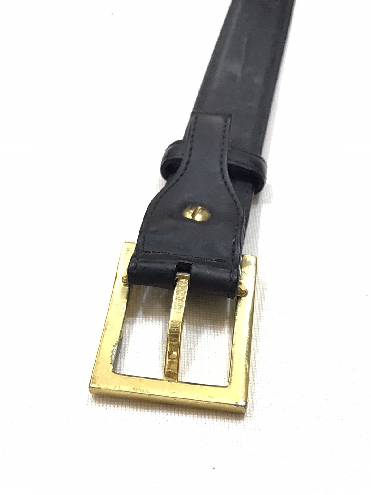 Bvlgari VINTAGE BVLGARI LEATHER BELT Size 38 - 4 Thumbnail