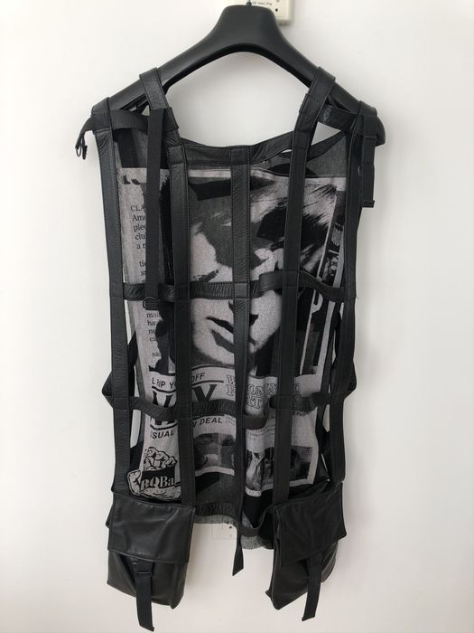 Raf Simons 03SS Consumed Runway Leather Harness | Grailed