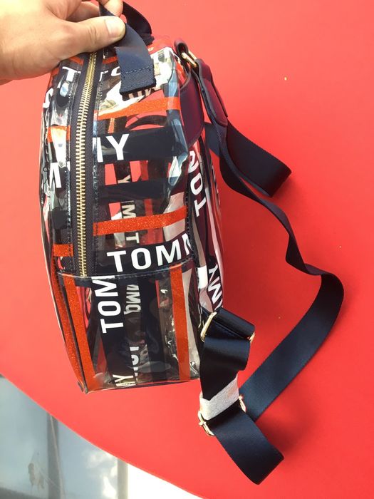 Clear tommy hilfiger discount backpack