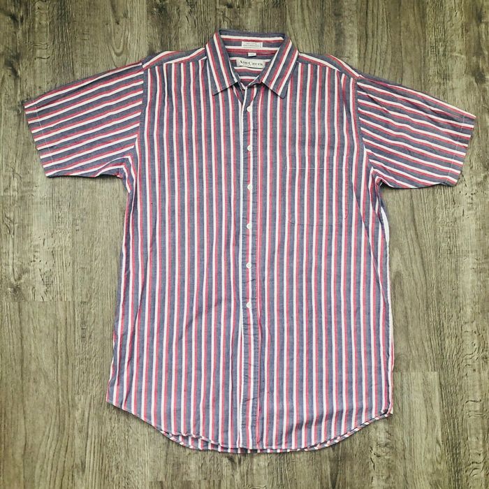 Vintage Vintage Ash Creek Trading Purple Pink Stripe Shirt | Grailed