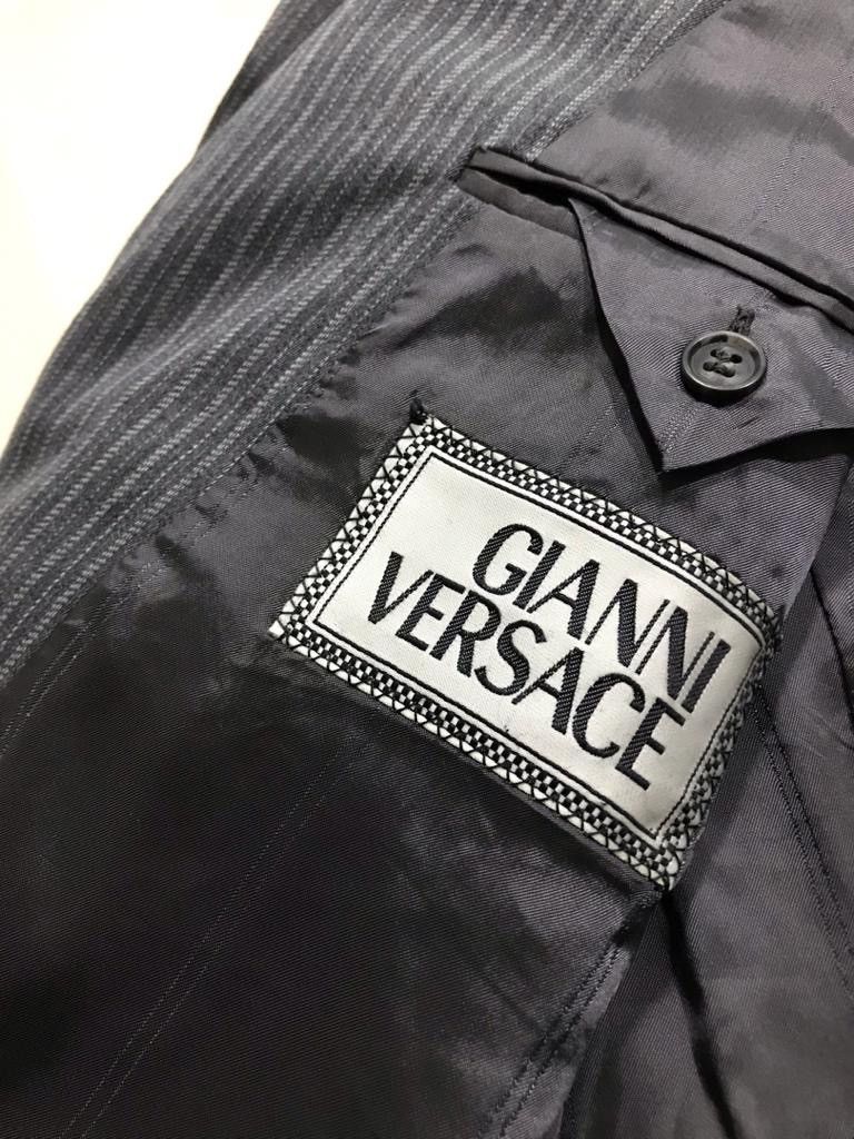 Gianni Valentino Classic Pinstripe Blazer Size 42R - 4 Thumbnail