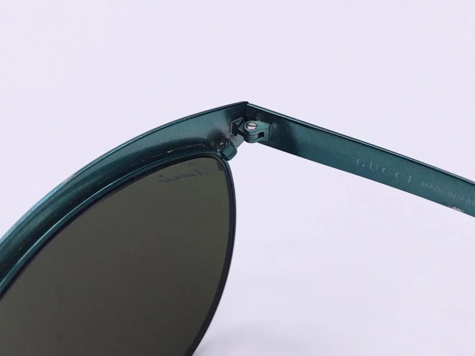 Gucci Gucci Aqua Blue Mirror Sunglasses Size ONE SIZE - 7 Thumbnail