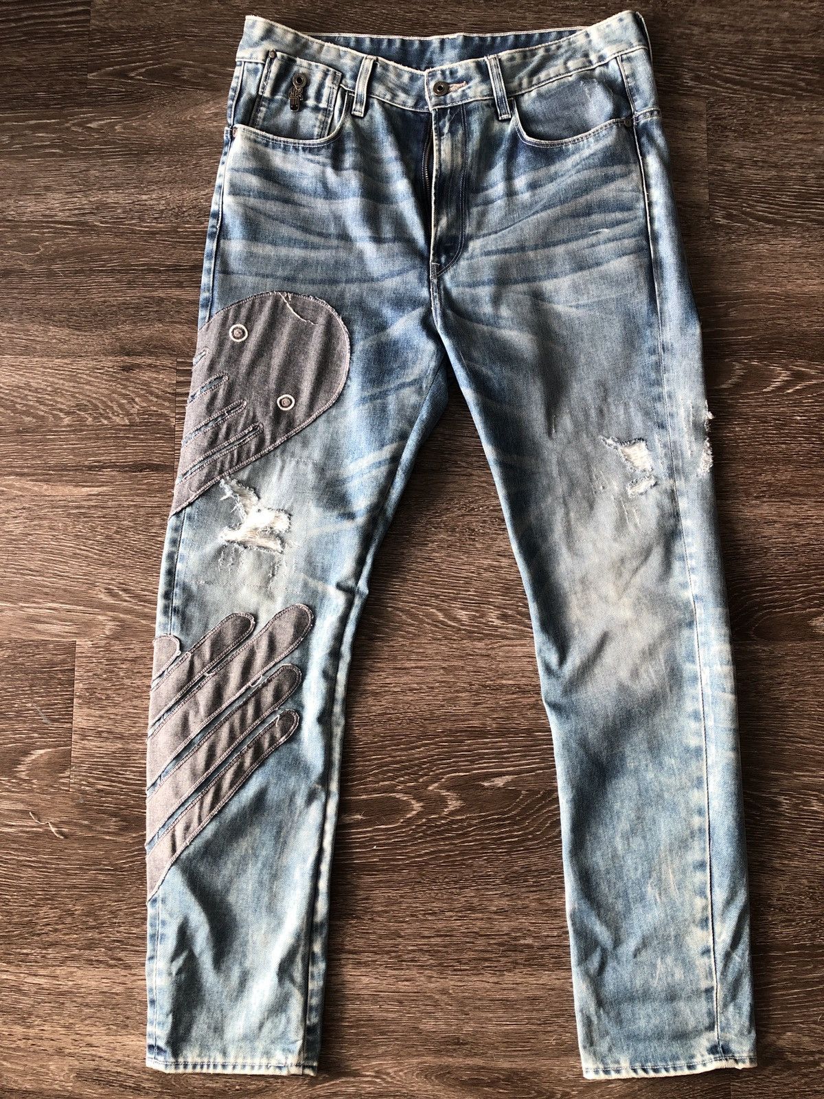 Shops G Star destroyed mini jeans Rock