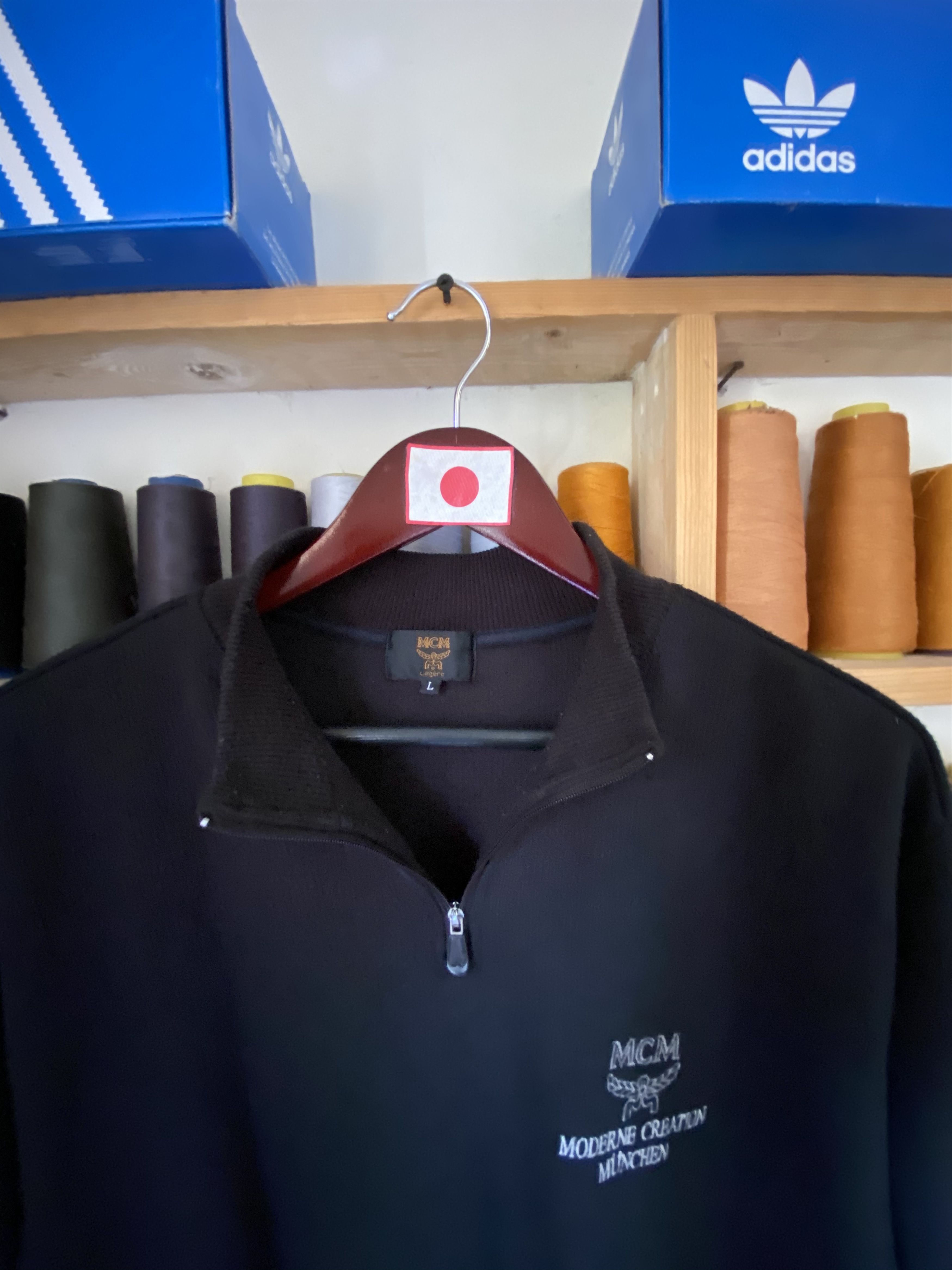 Vintage Vintage McM Halfzip Sweatshirt Size US L / EU 52-54 / 3 - 4 Thumbnail