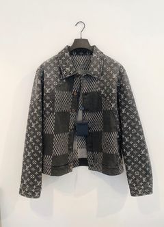Louis Vuitton Nigo Black & Grey Monogram Crazy Denim Jacket