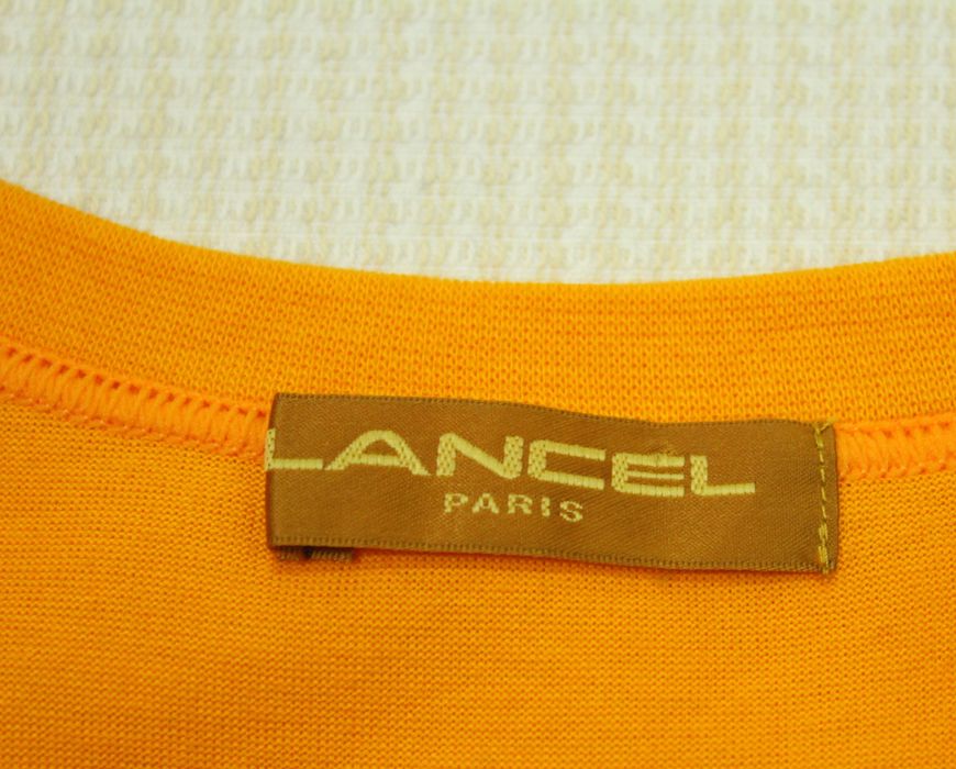 Lancel Vintage 90s LANCEL PARIS T Shirt Embroidery Logo