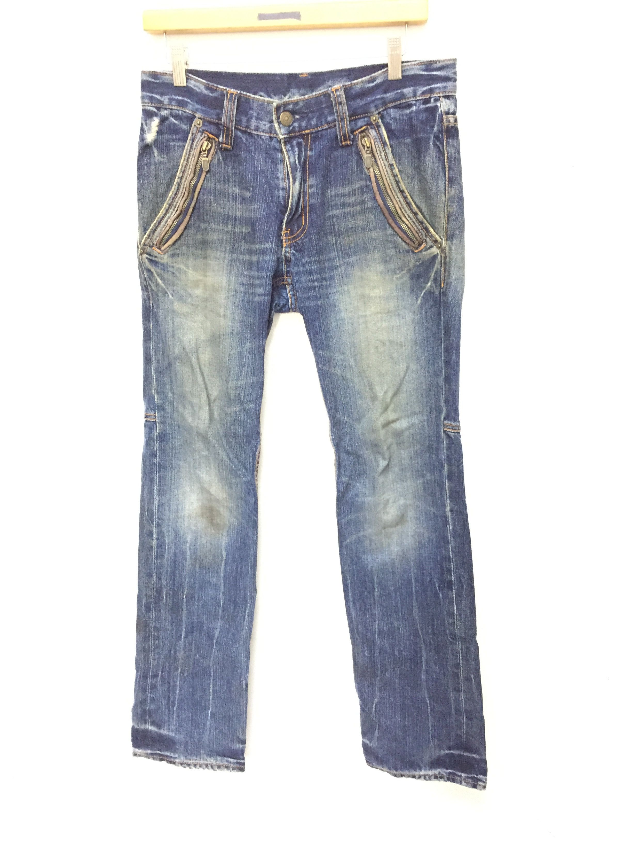 14th Addiction × Japanese Brand × PPFM SS07 PPFM multipocket leather trim pants Size US 31 - 2 Thumbnail