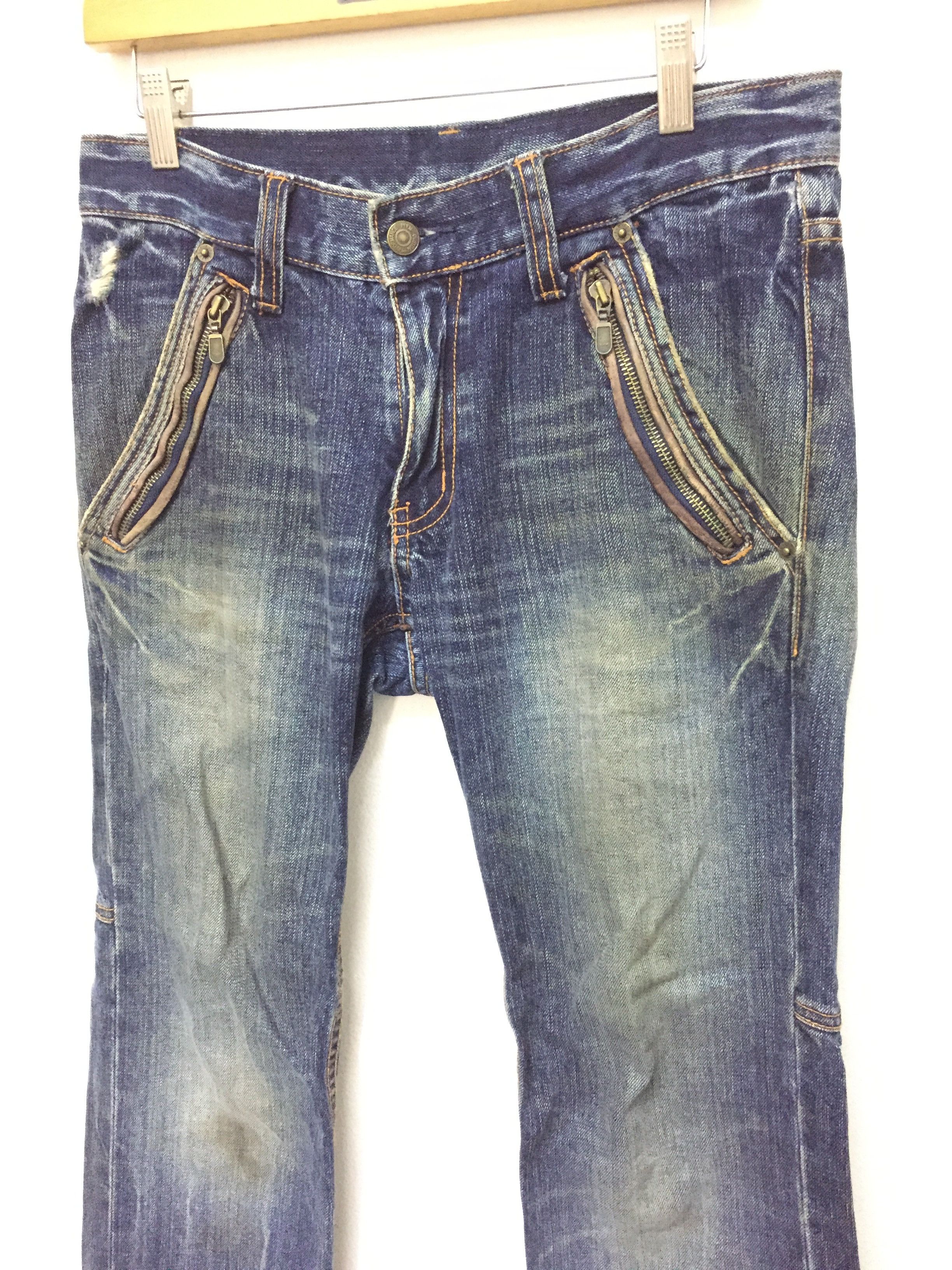 14th Addiction × Japanese Brand × PPFM SS07 PPFM multipocket leather trim pants Size US 31 - 3 Thumbnail