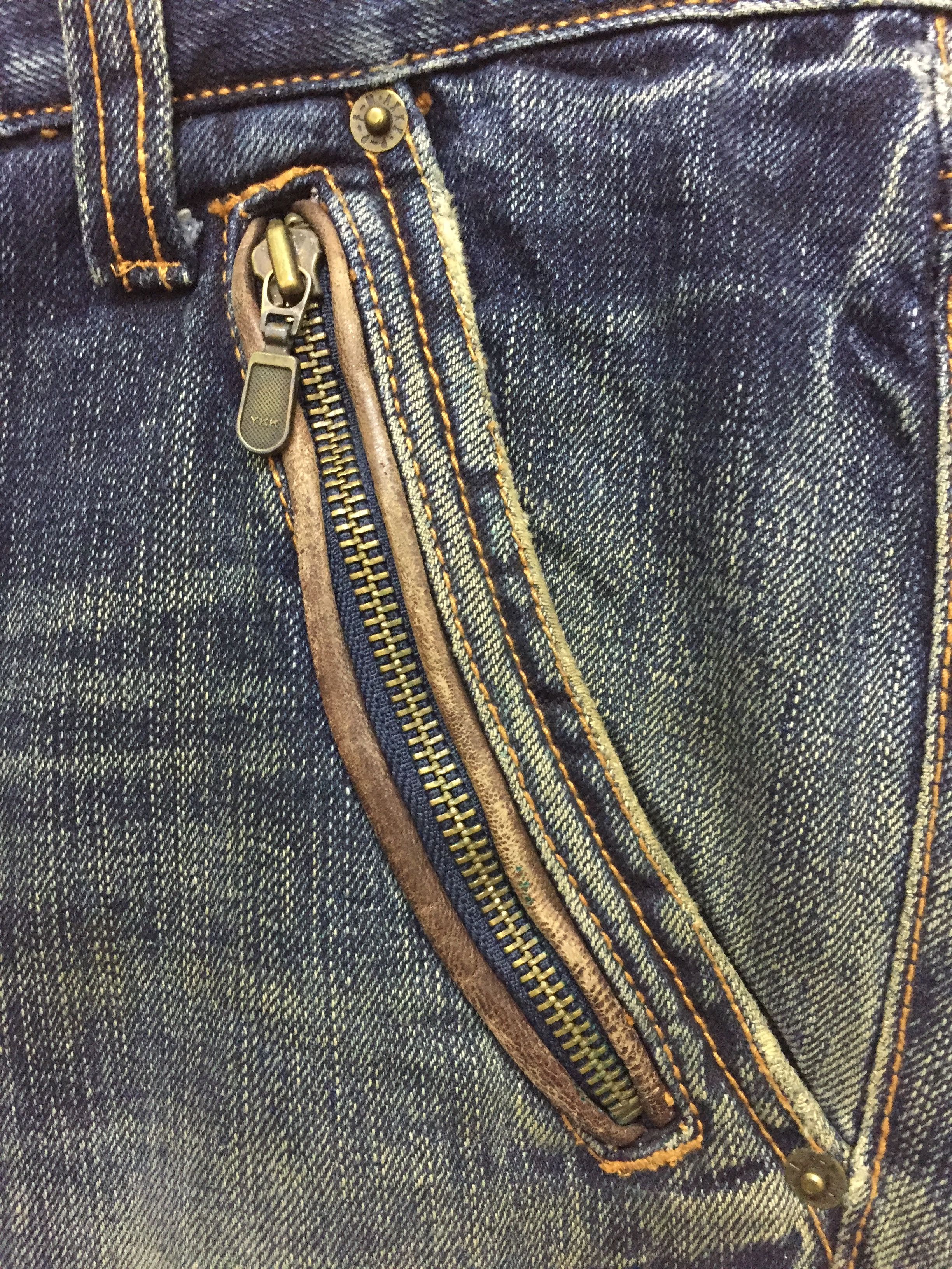 14th Addiction × Japanese Brand × PPFM SS07 PPFM multipocket leather trim pants Size US 31 - 7 Thumbnail