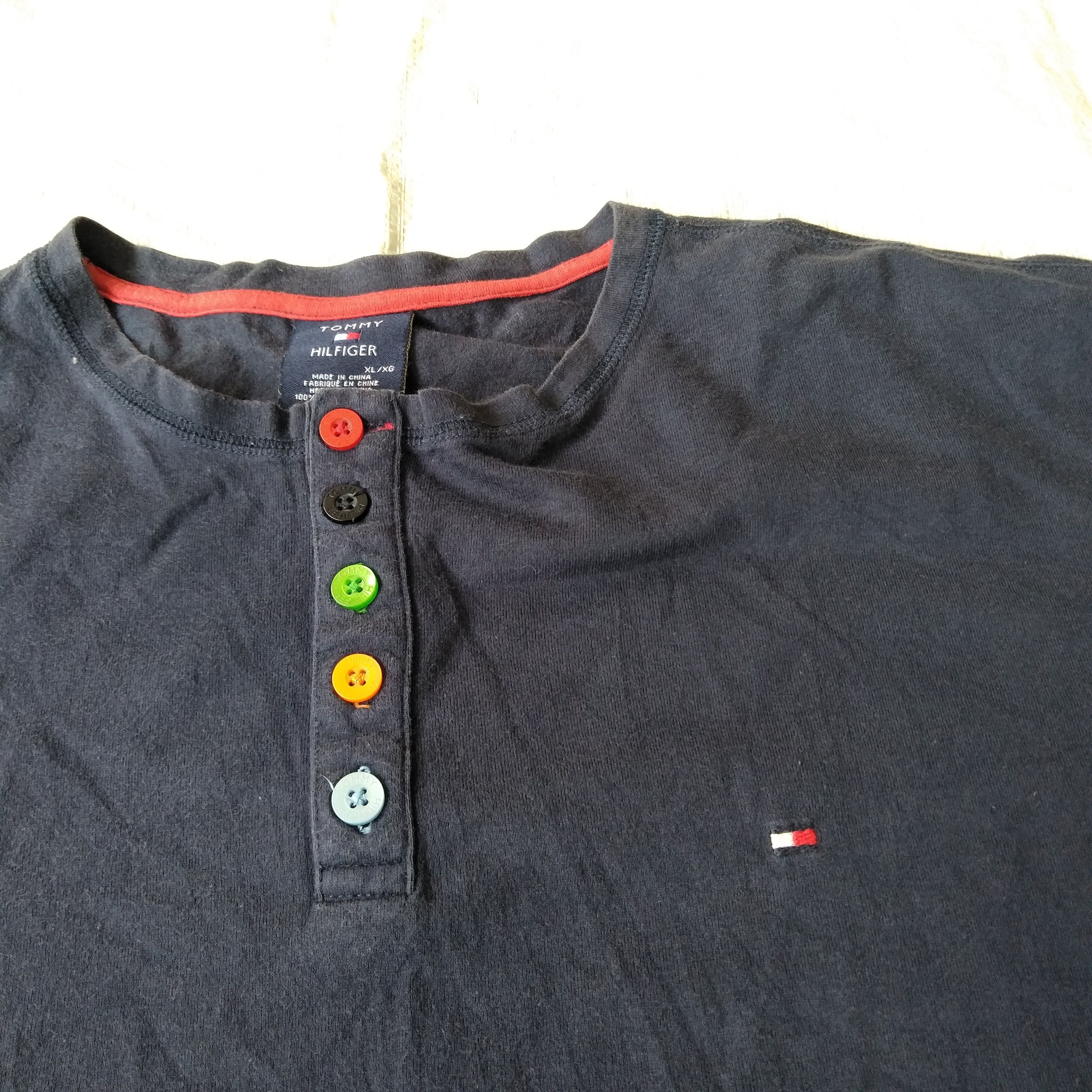 Tommy Hilfiger FINAL DROP🔥 TOMMY HILFIGER COLOURWAY BUTTONED TEE Size US XL / EU 56 / 4 - 2 Thumbnail
