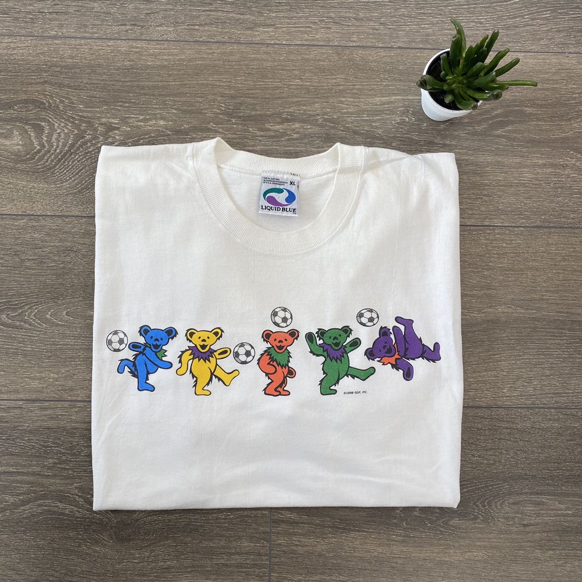 Vintage 1998 Grateful Dead Soccer T-Shirt