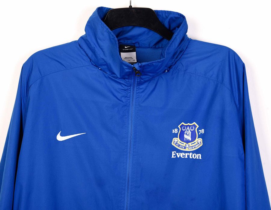 Nike EVERTON NIKE Storm Fit Soccer Training Jacket Coat Football | Grailed