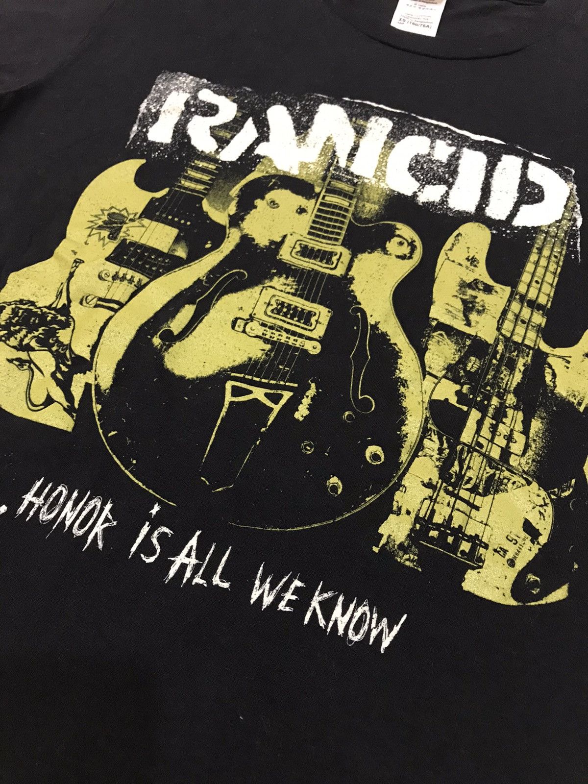 Band Tees RANCID HONOR IS ALL WE KNOW SHIRT Size US XS / EU 42 / 0 - 3 Thumbnail