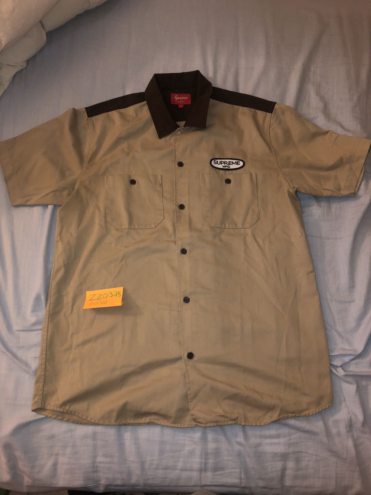 Supreme mechanic shirt online