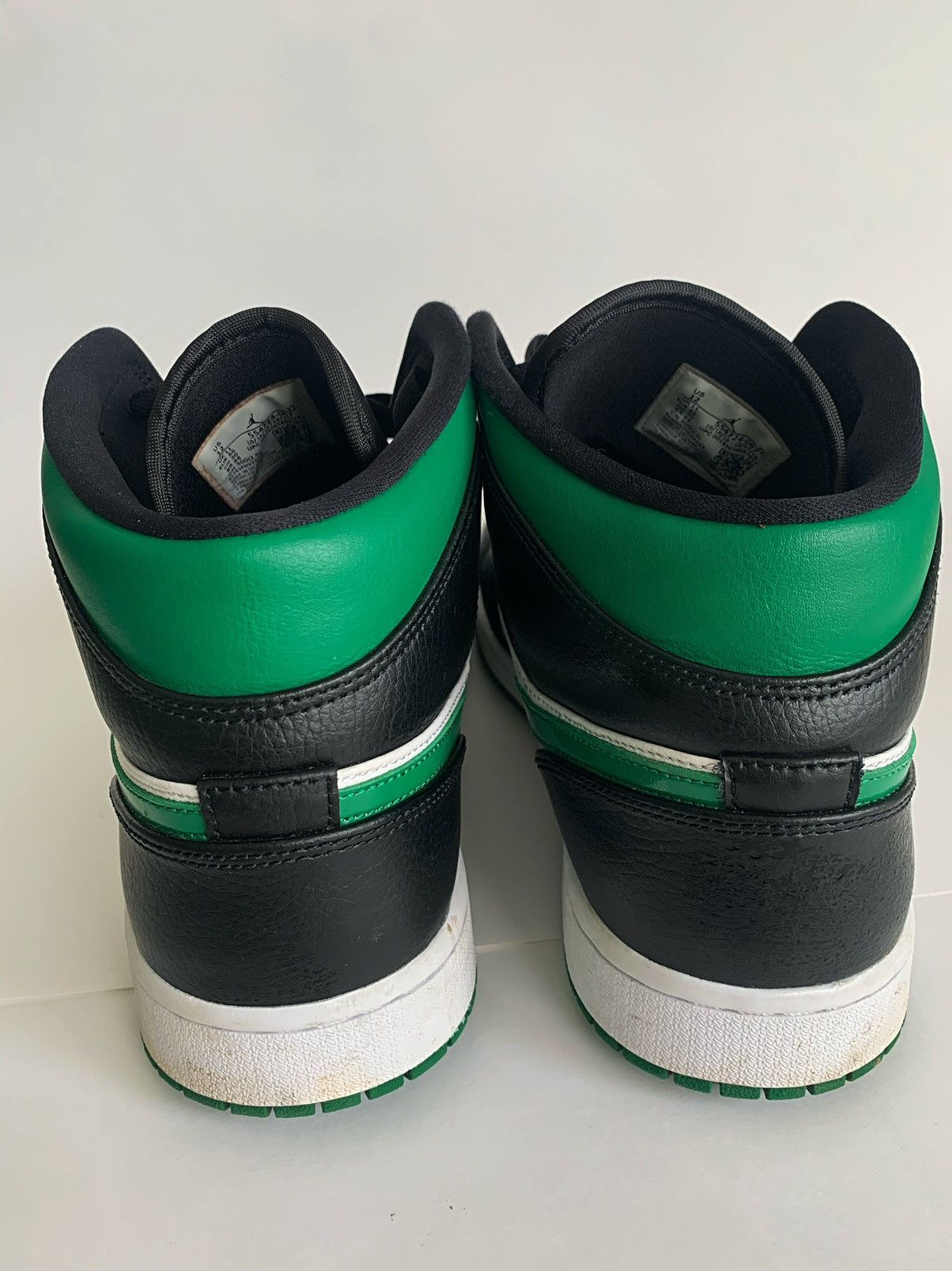 Nike Jordan 1 Mid Green Toe Size US 12 / EU 45 - 2 Preview