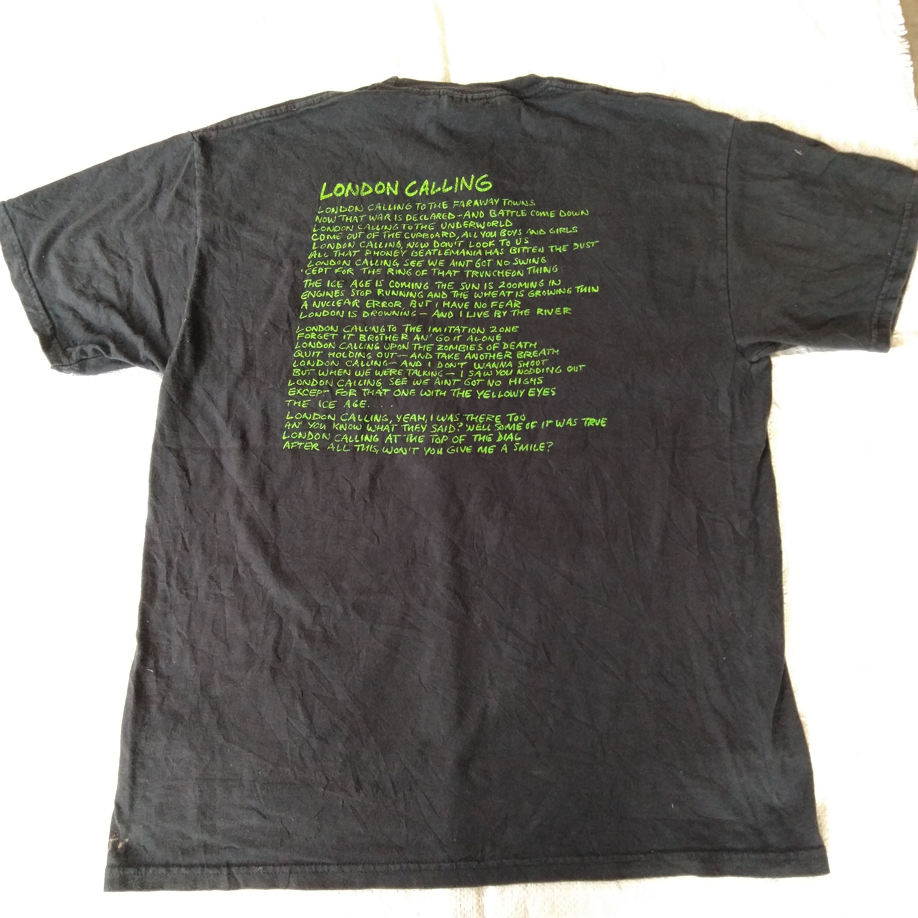 Band Tees × Seditionaries × Vintage 🔥 2004 THE CLASH LONDON CALLING PUNK TEE Size US L / EU 52-54 / 3 - 6 Thumbnail