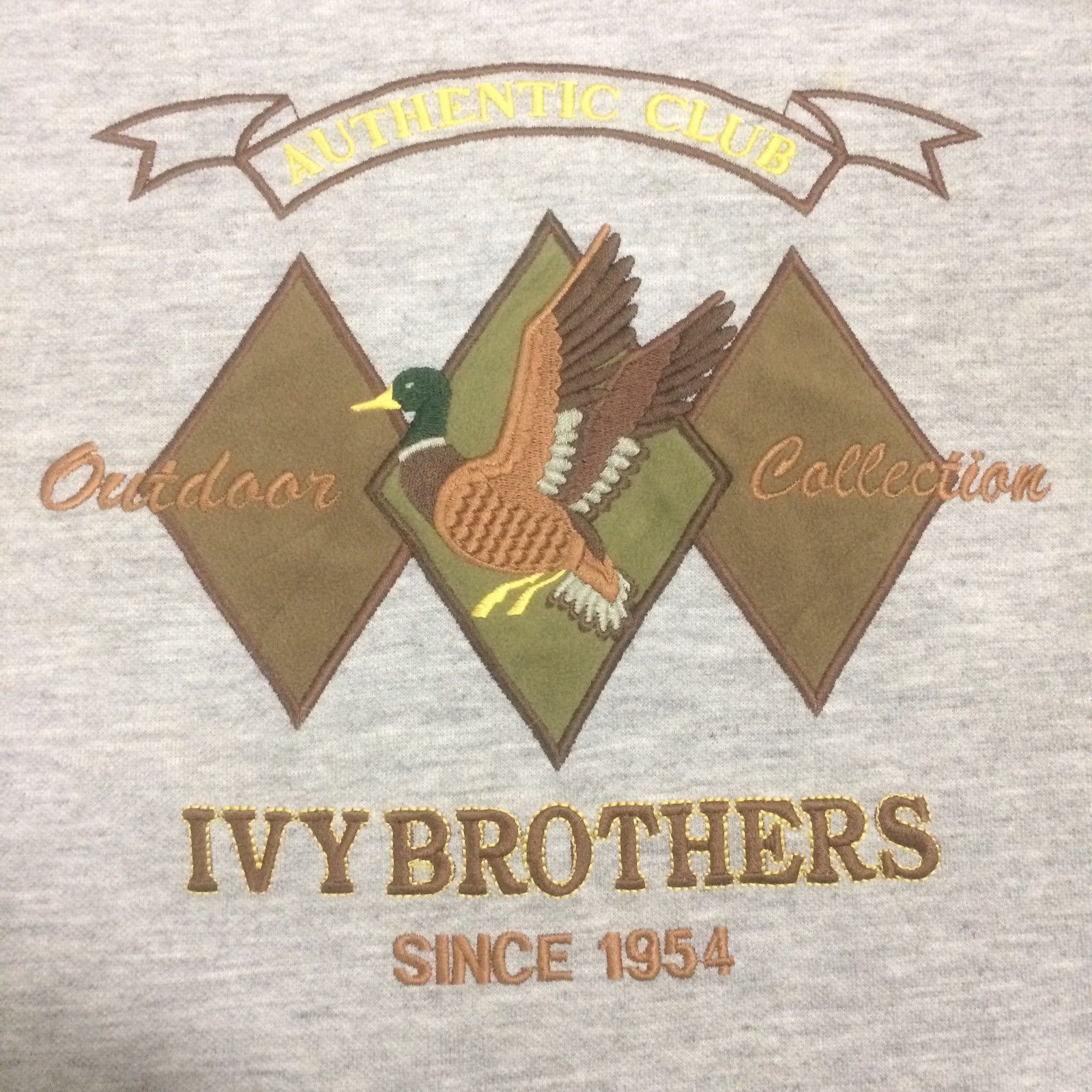 Vintage IVY Brothers Embroidery Logo Sports Sweatshirts Size US M / EU 48-50 / 2 - 2 Thumbnail