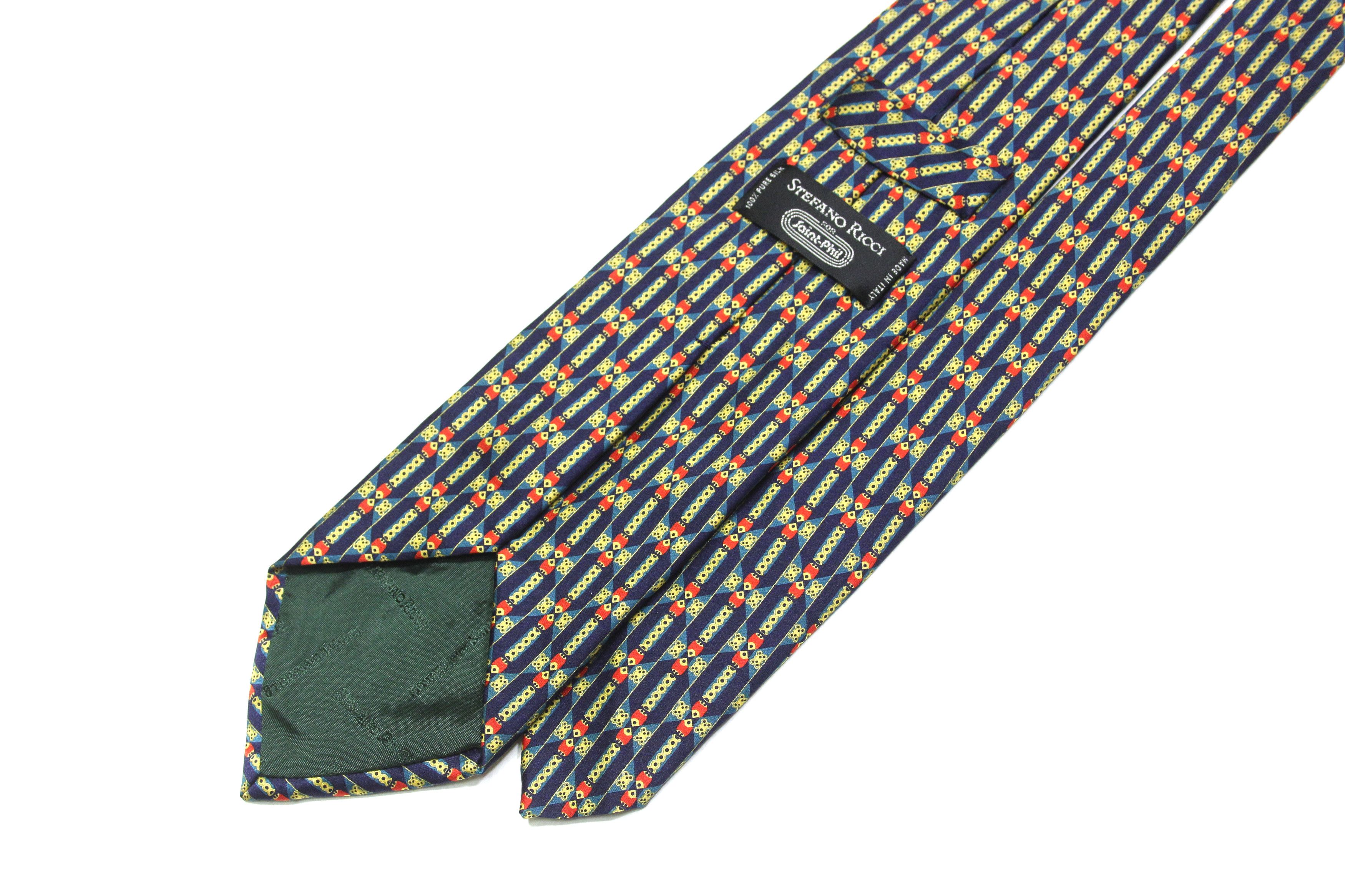 Stefano Ricci Silk Patterned Vintage Tie Size ONE SIZE - 1 Thumbnail