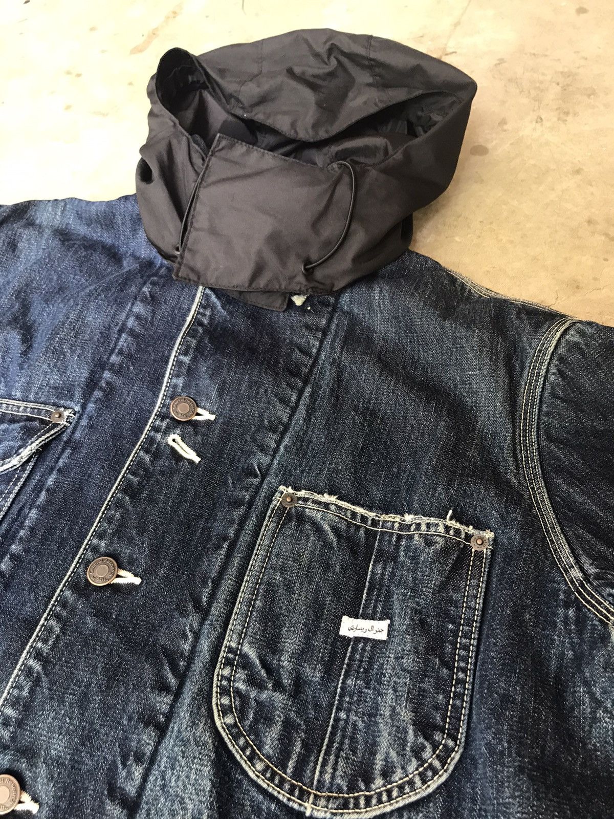 General Research General Research Arabic Patch Denim Chore Jacket Size US L / EU 52-54 / 3 - 3 Thumbnail