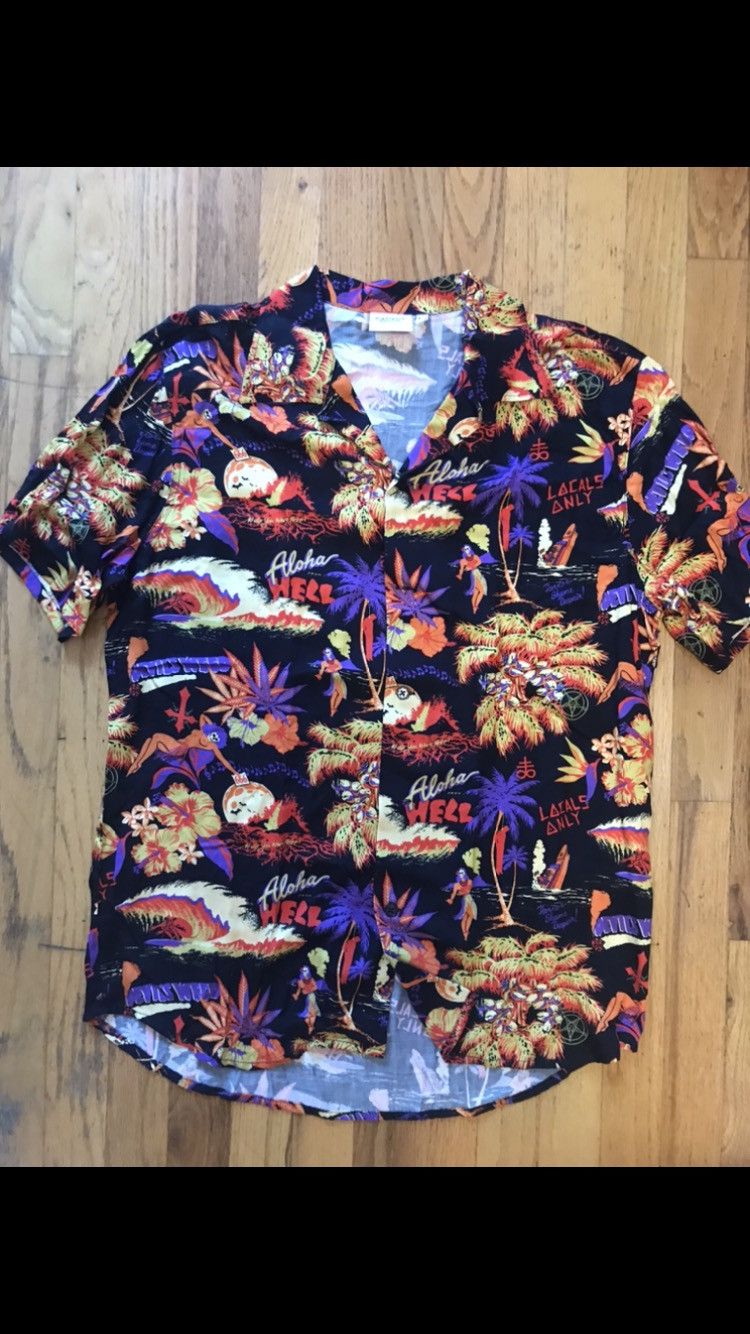 sss SSS World Corp Aloha from Hell Hawaiian Shirt | Grailed