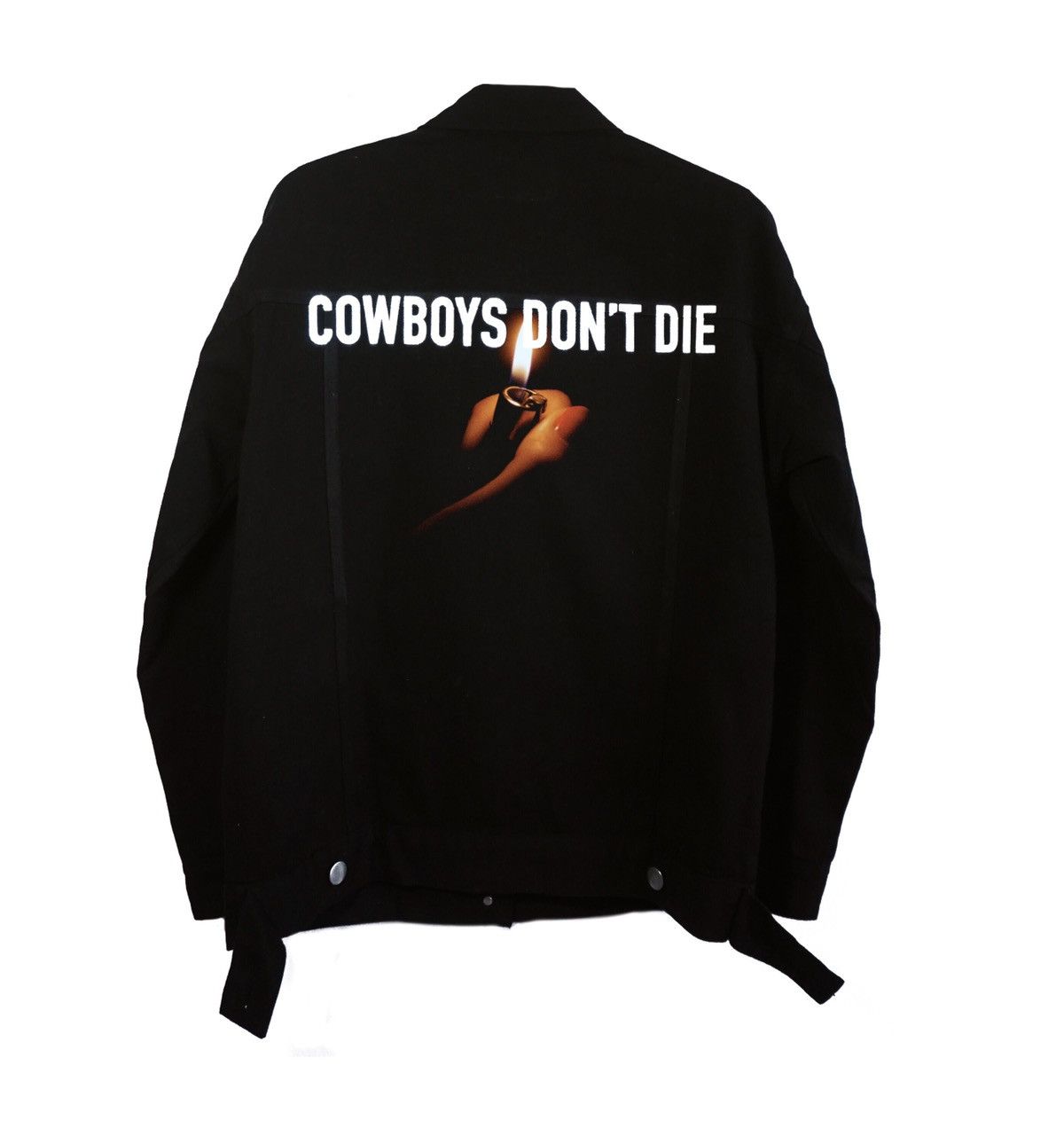 Vintage Black reworked denim jacket Grailed