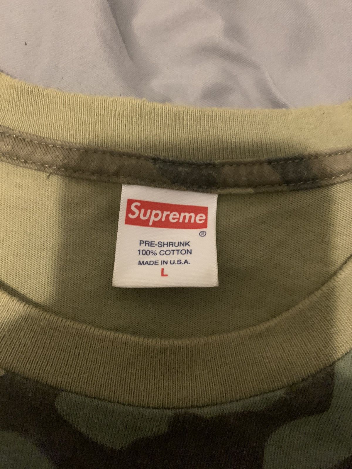Supreme Supreme Creeper Camo Tee Size L Size US L / EU 52-54 / 3 - 3 Thumbnail