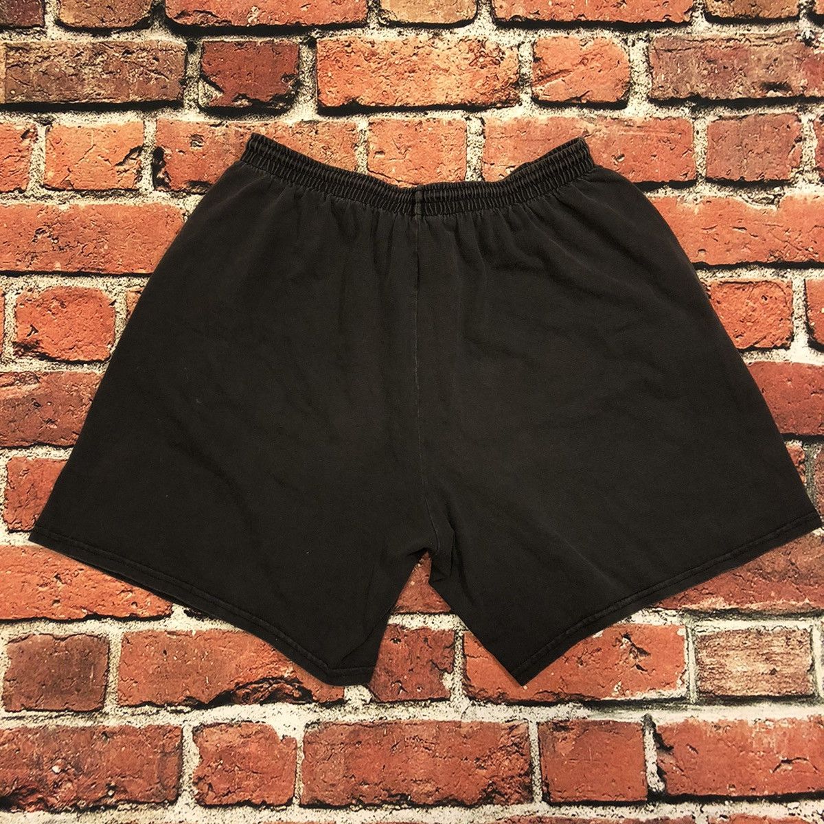 Nike × Vintage 90s Nike Mini Swoosh Cotton Shorts Size US 42 / EU 58 - 3 Thumbnail