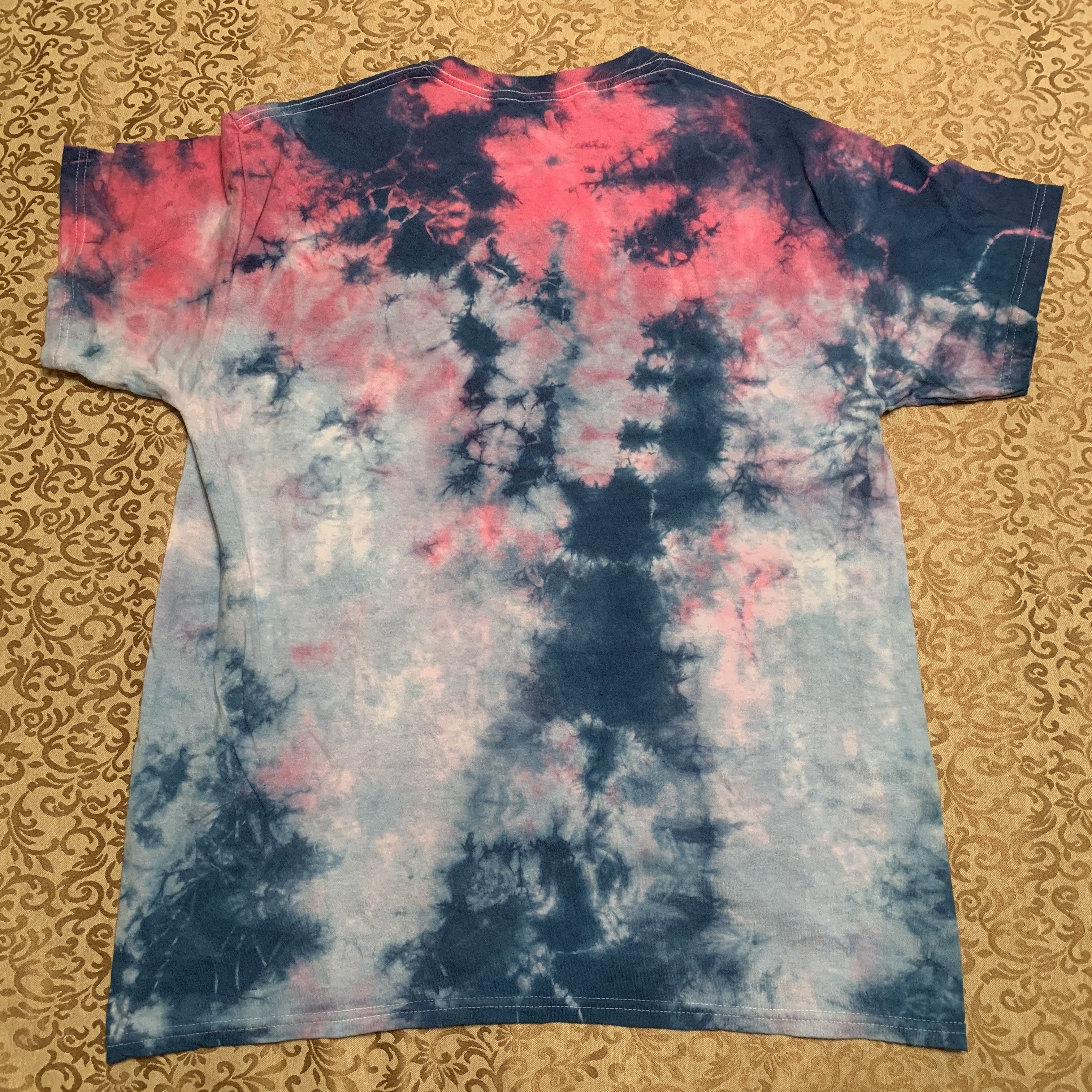 Vintage Deadstock Back To The Future DeLorean Tie Dye Tee Size US XL / EU 56 / 4 - 4 Thumbnail