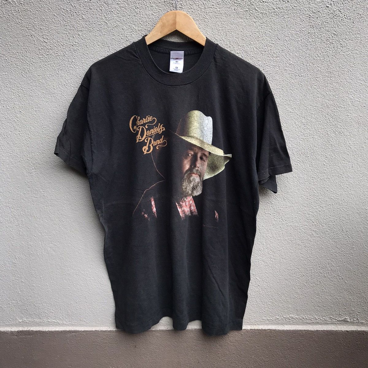 Band Tees × Vintage Vintage 90s CHARLIE DANIELS band country singer usa tour tee Size US XL / EU 56 / 4 - 1 Thumbnail