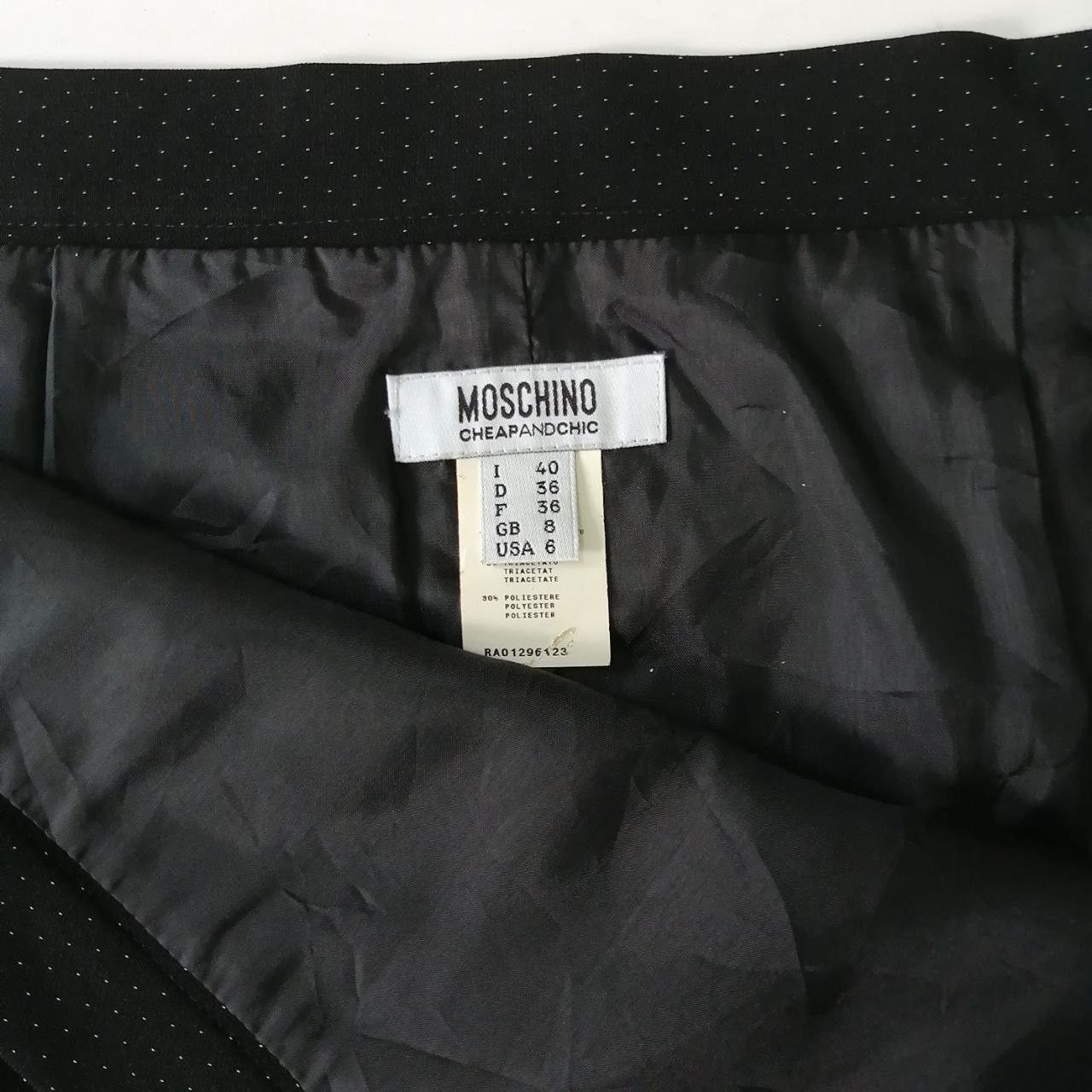 Moschino × Vintage 🔥Moschino Polka Dot Mixi Skirt Size 28" / US 6 / IT 42 - 9 Thumbnail