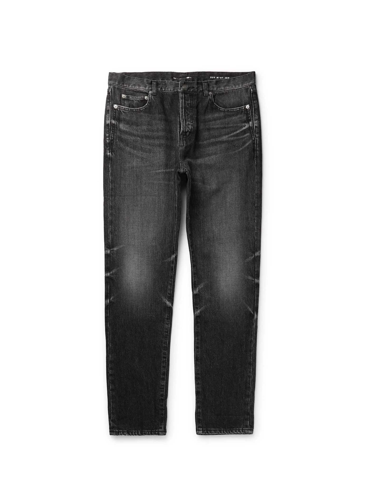 Saint Laurent Paris Saint Laurent D20 Denim Jeans Washed Black Grailed
