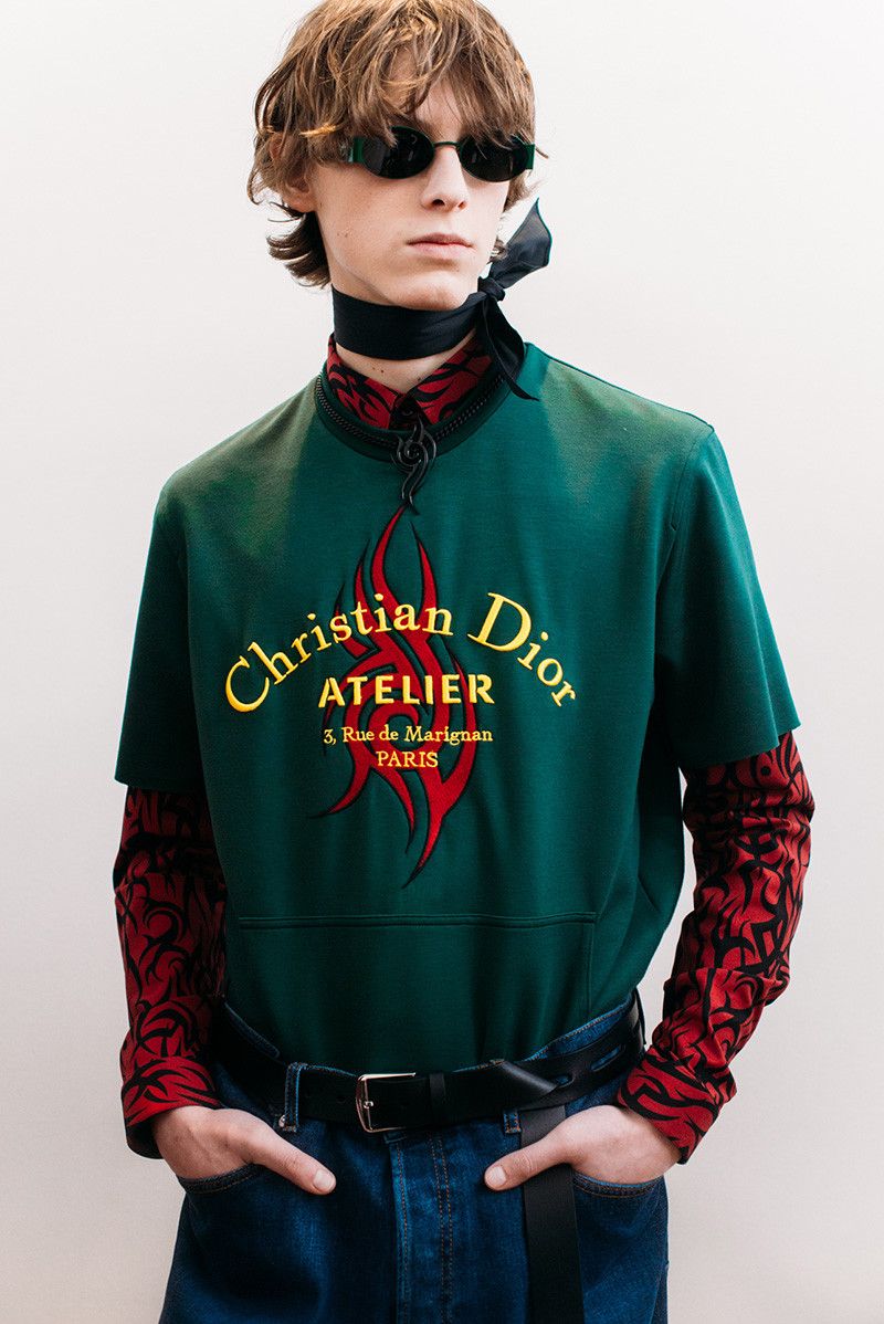 Dior Dior Atelier Tribal Flame Sweatshirt | Grailed