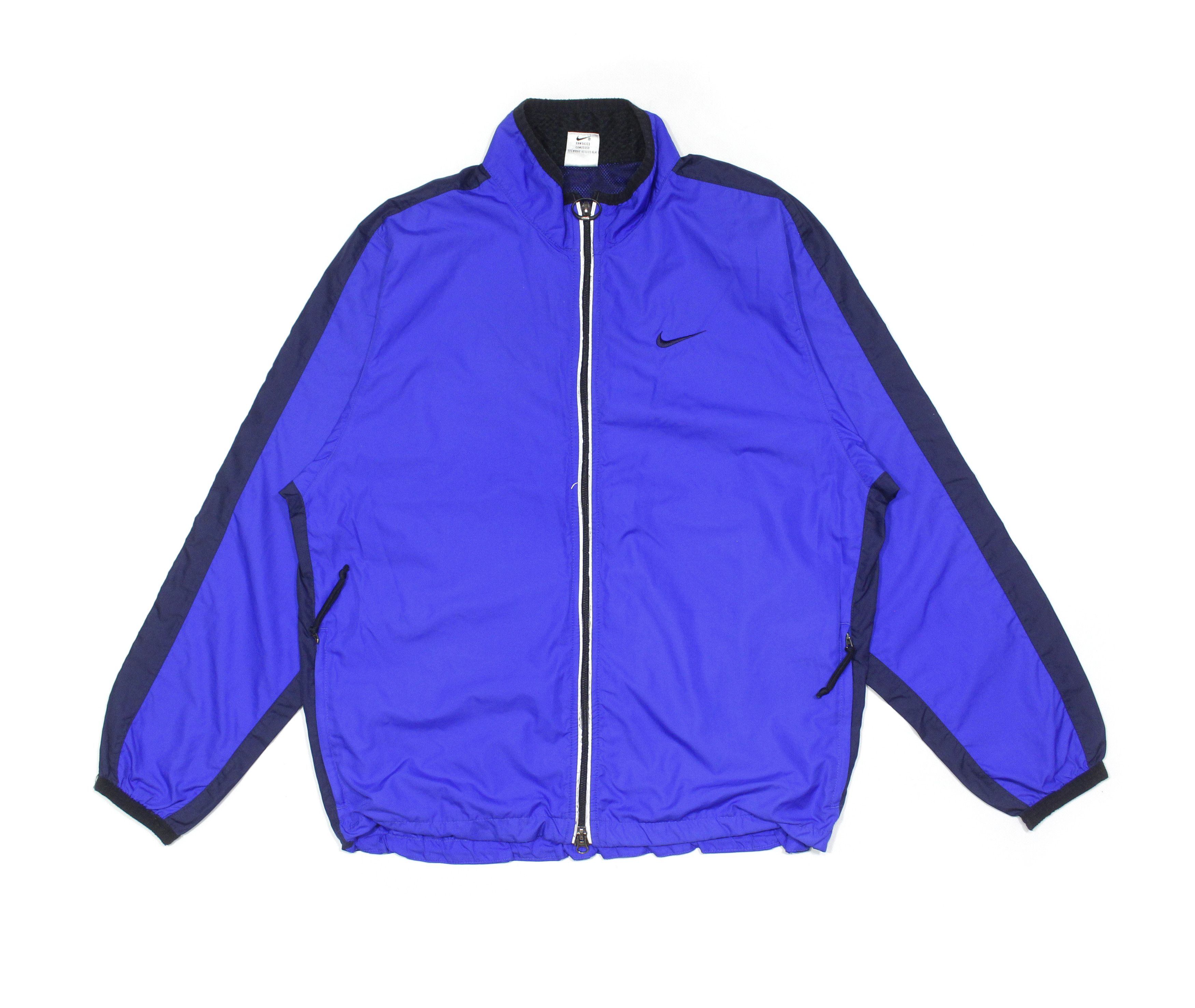 Nike Swoosh Logo Blue Sport Jacket Size US M / EU 48-50 / 2 - 1 Thumbnail