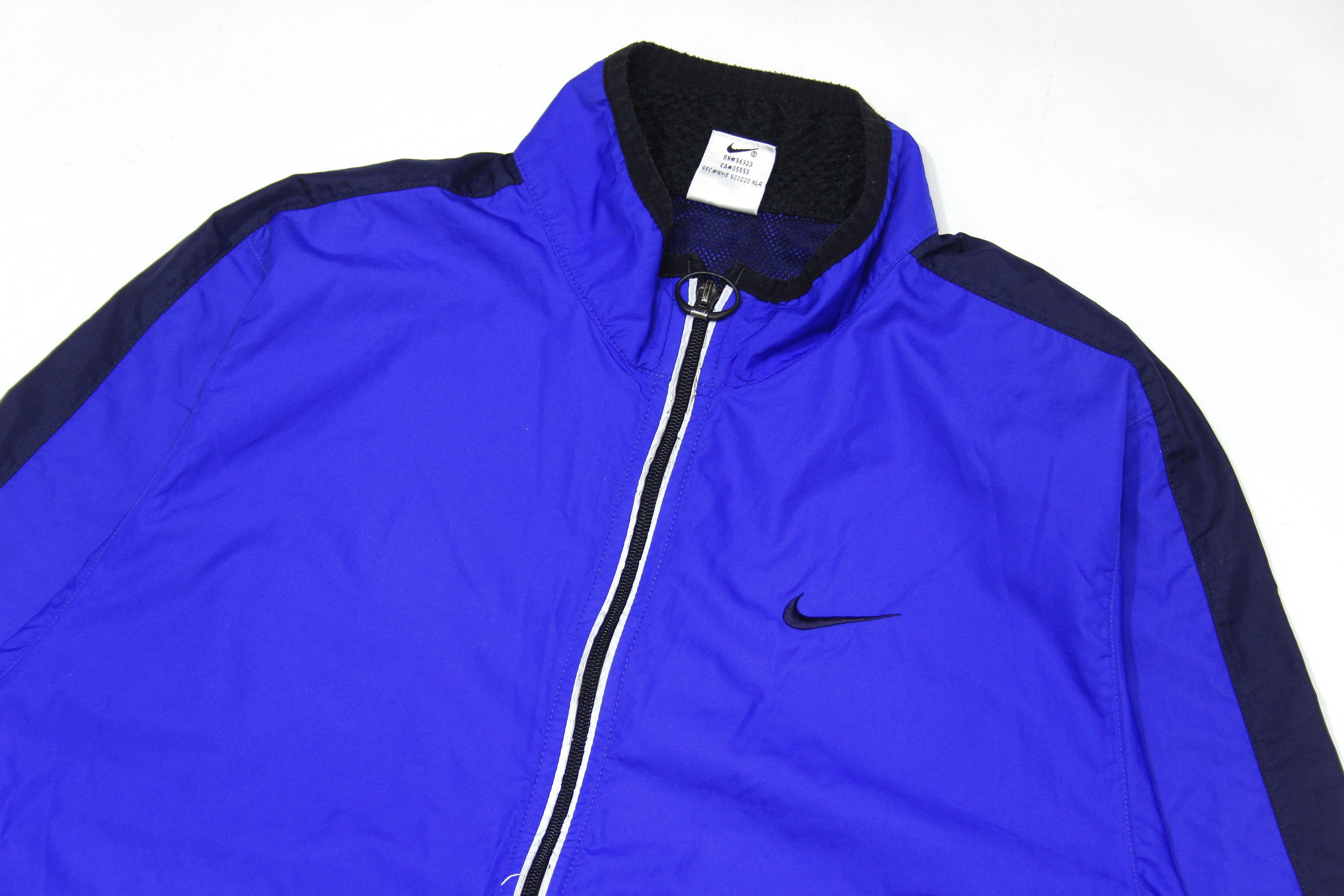 Nike Swoosh Logo Blue Sport Jacket Size US M / EU 48-50 / 2 - 3 Thumbnail