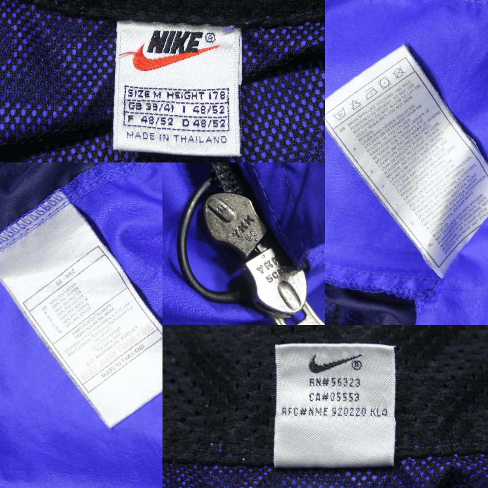 Nike Swoosh Logo Blue Sport Jacket Size US M / EU 48-50 / 2 - 12 Thumbnail