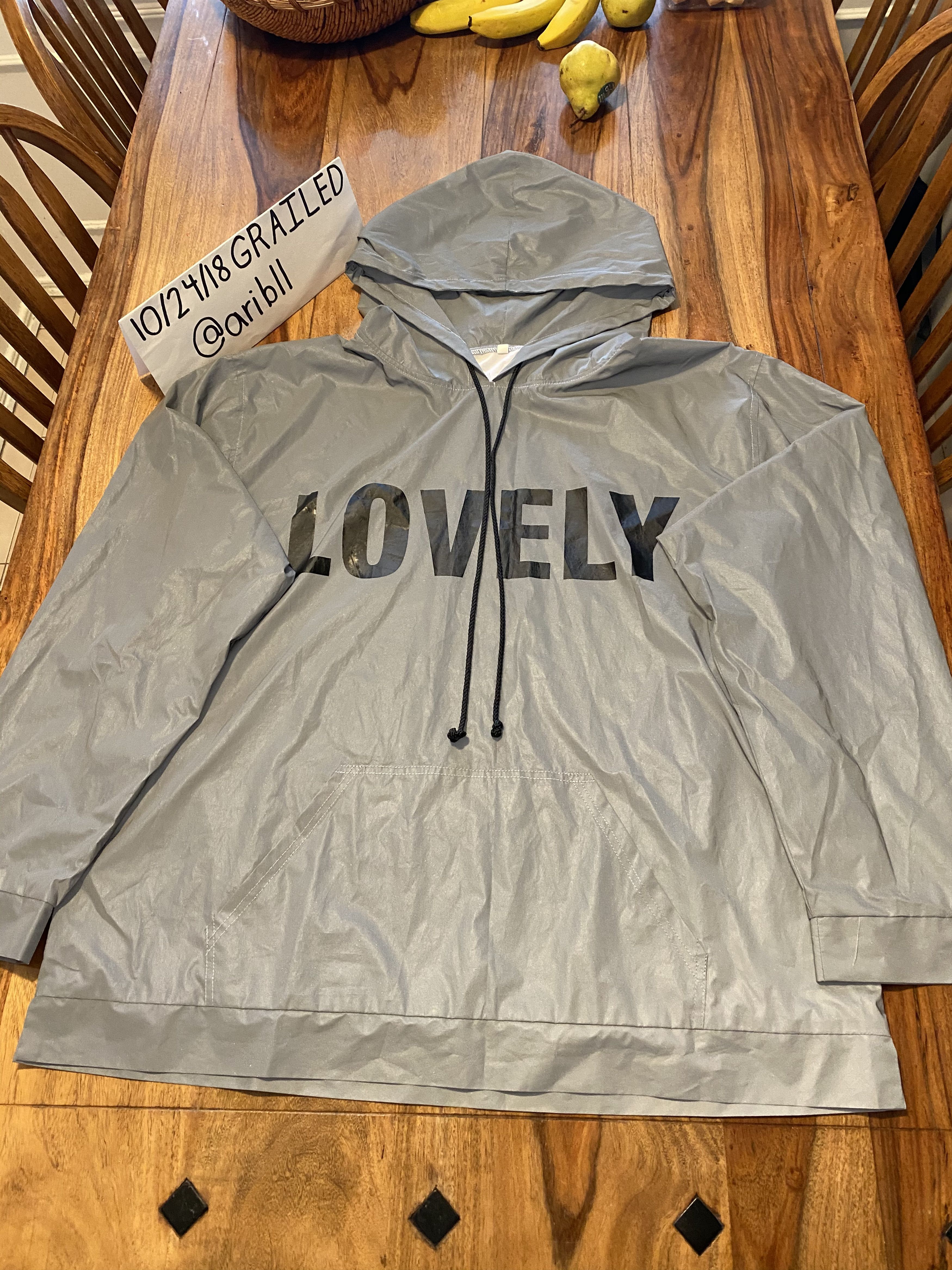 Lovely best sale reflective hoodie