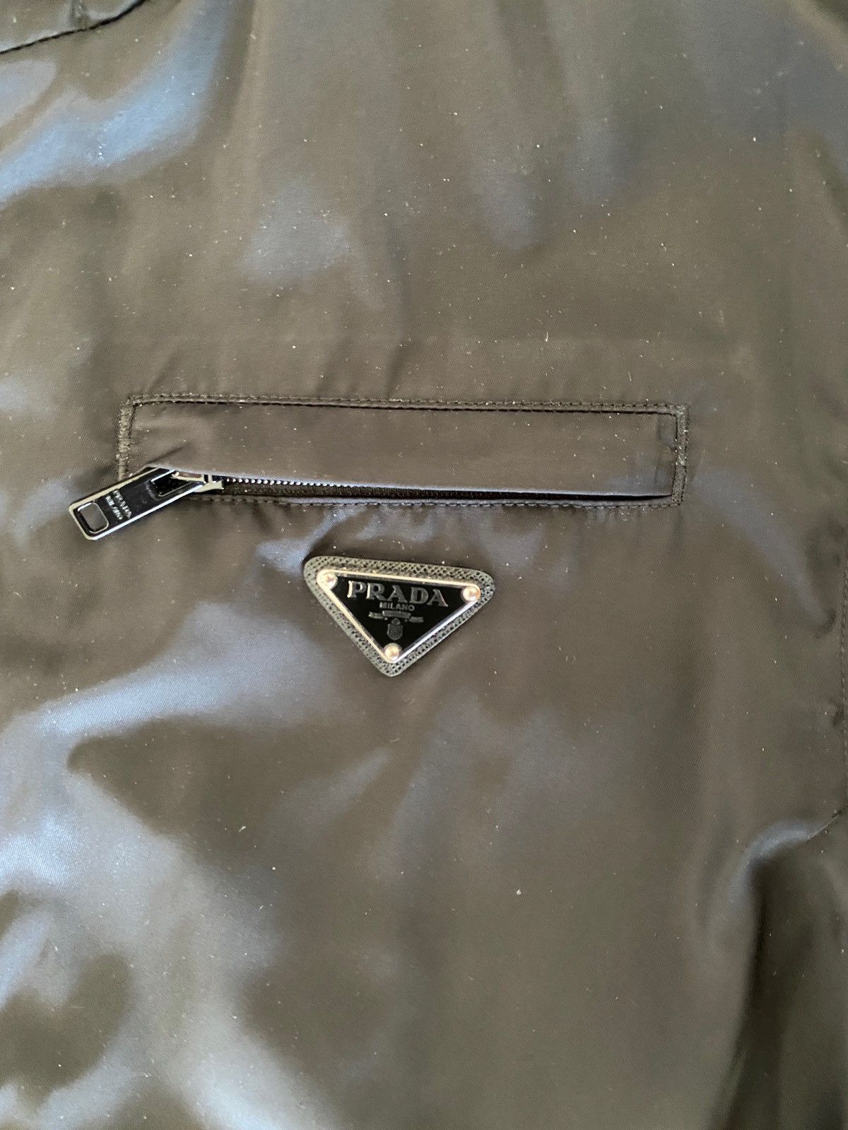 Prada Prada nylon logo rain coat light jacket Size US M / EU 48-50 / 2 - 2 Thumbnail