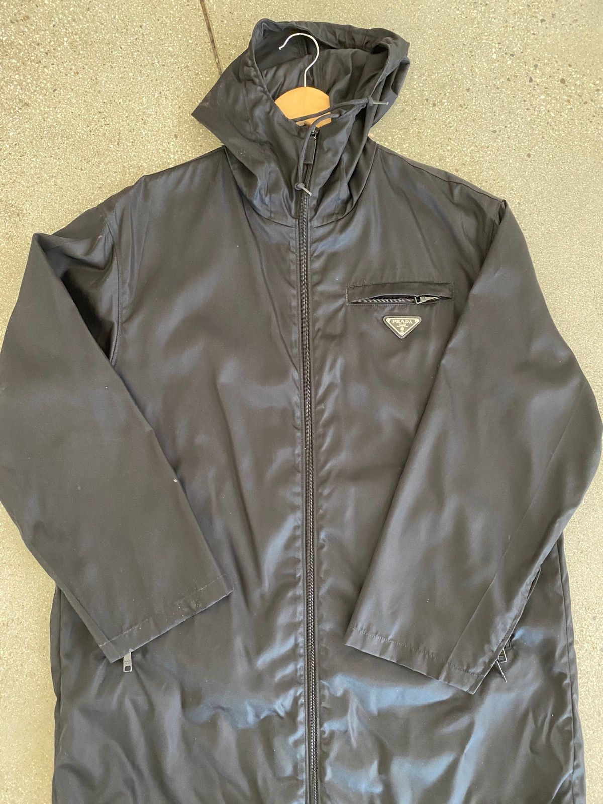 Prada Prada nylon logo rain coat light jacket Size US M / EU 48-50 / 2 - 3 Thumbnail