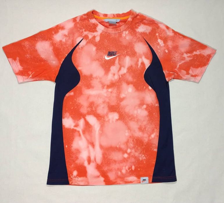 Nike Nike Bleach Dyed Mid Swoosh T-Shirt | Grailed