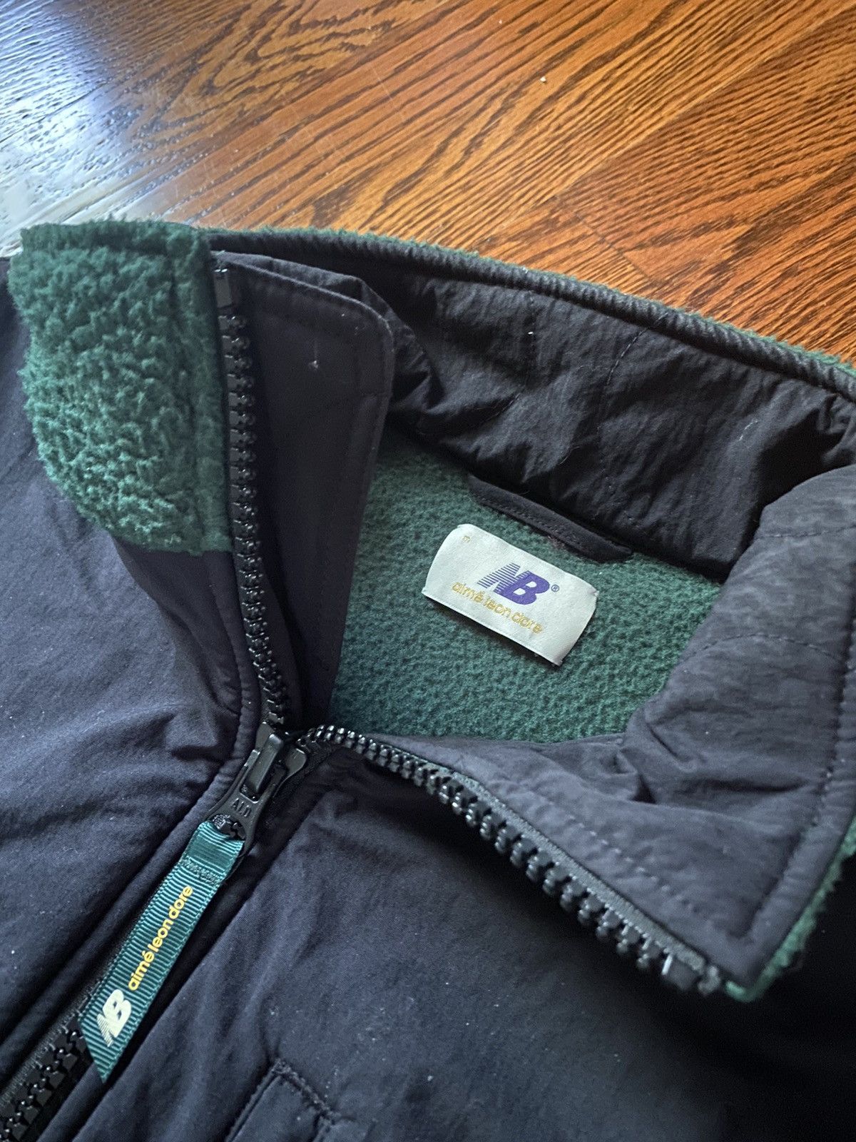 Aime Leon Dore × New Balance Aime Leon Dore / New Balance Green Fleece Zip Up FW/19 Size US M / EU 48-50 / 2 - 3 Thumbnail