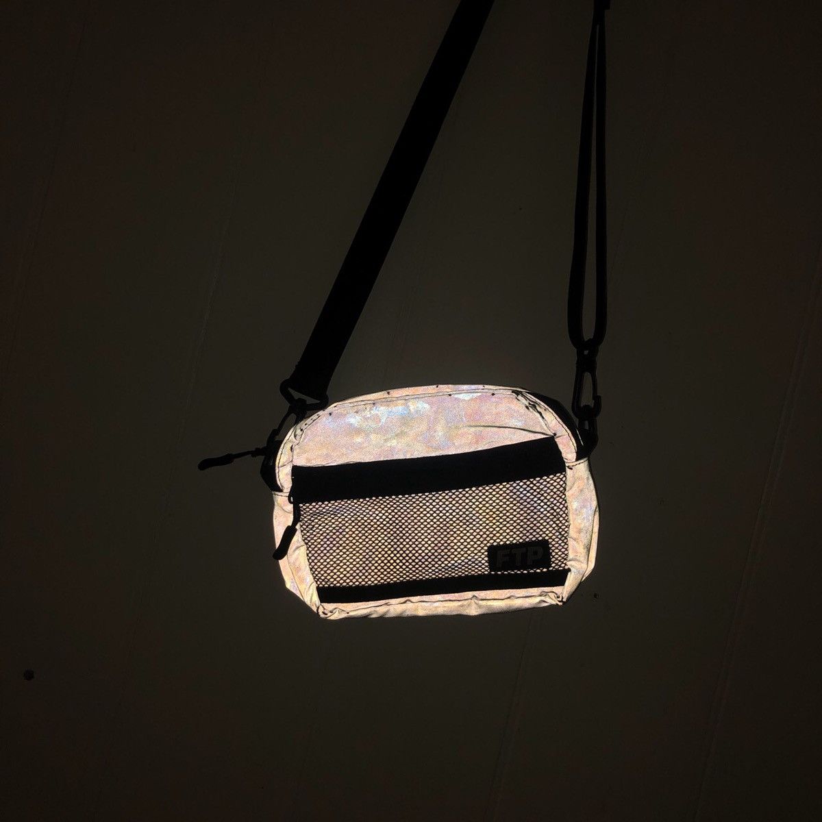Fuck The Population FTP Reflective Side Bag | Grailed