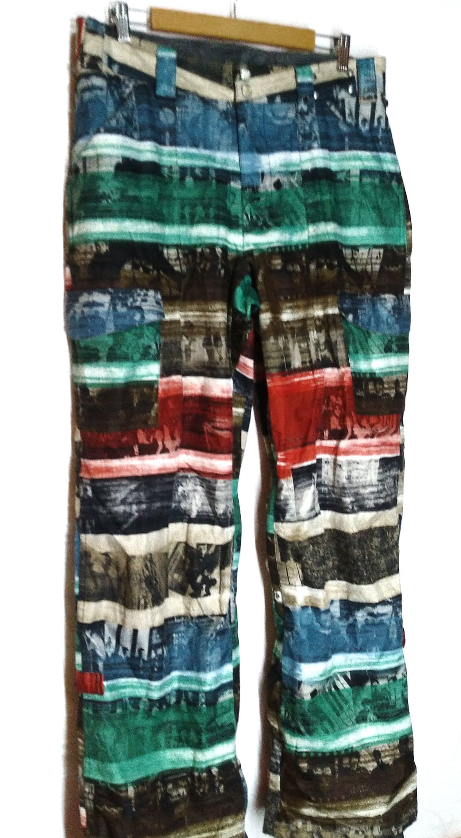 Burton Burton ski snowboard pant patchwork Size US 36 / EU 52 - 3 Thumbnail