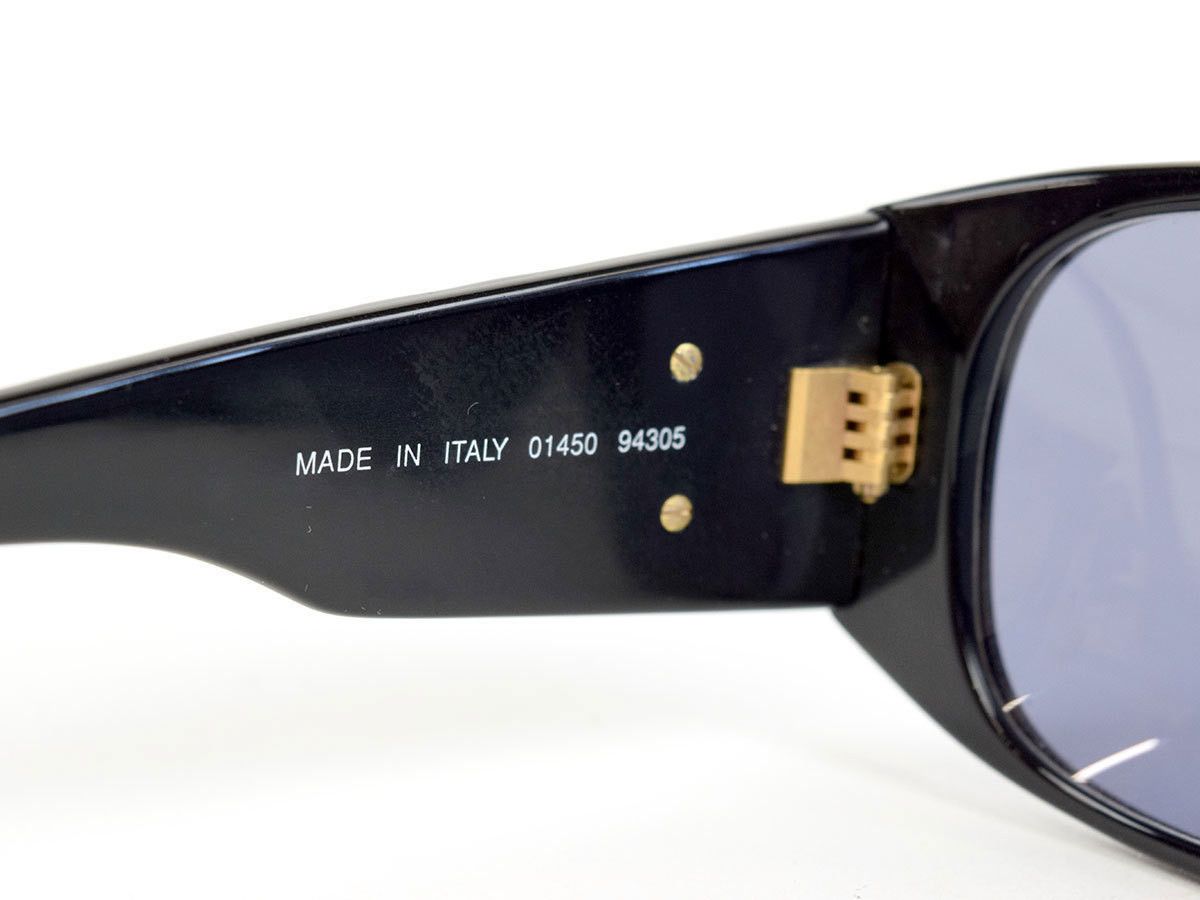 Chanel Chanel Gold CC logo Vintage 90s Black Sunglasses Size ONE SIZE - 5 Thumbnail